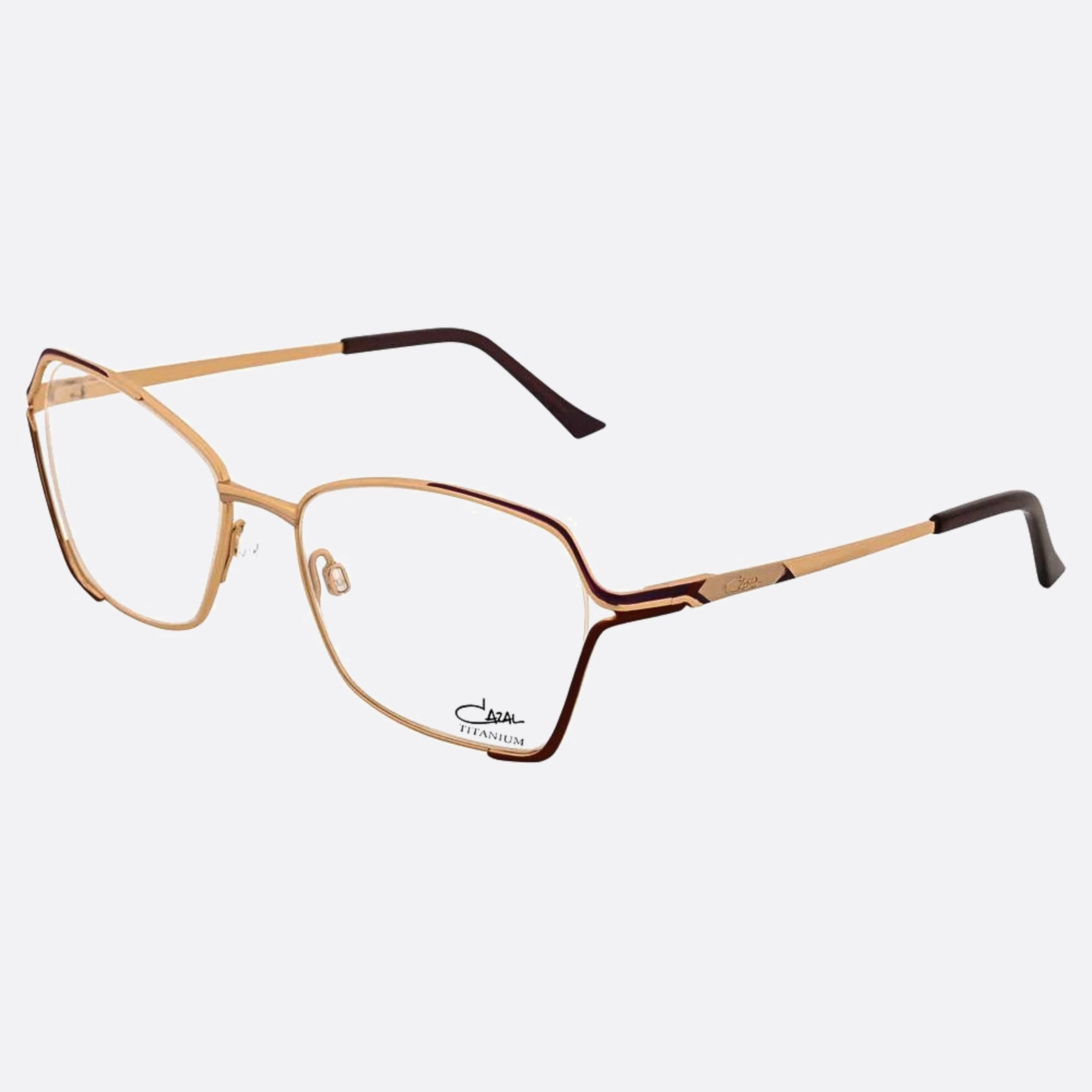 Cazal 53mm Cazal Rgl Rose Gold Visor Unisex Eyeglasses - Side View