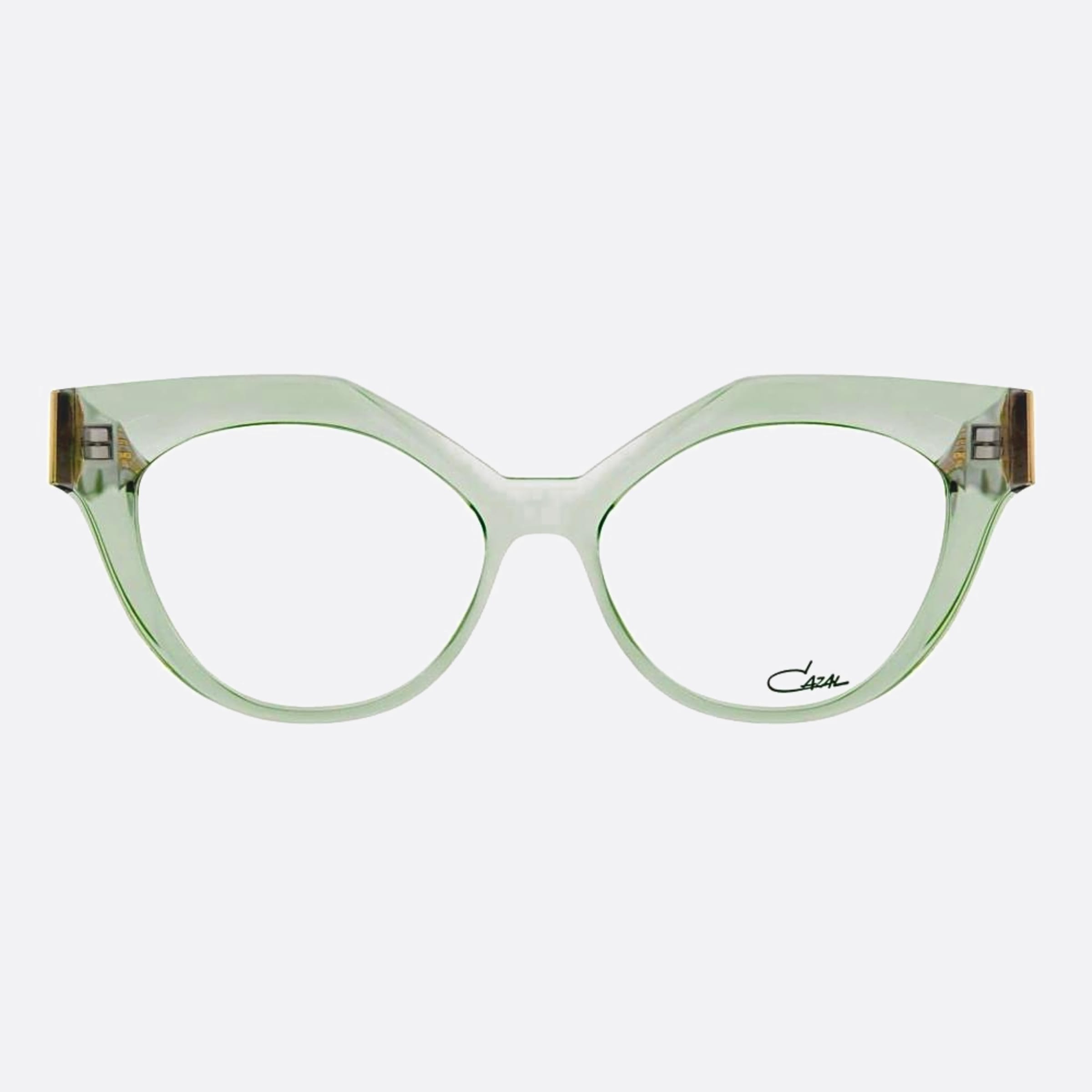 Cazal 52mm Cazal Green Cat Eye Unisex Eyeglasses - Main View