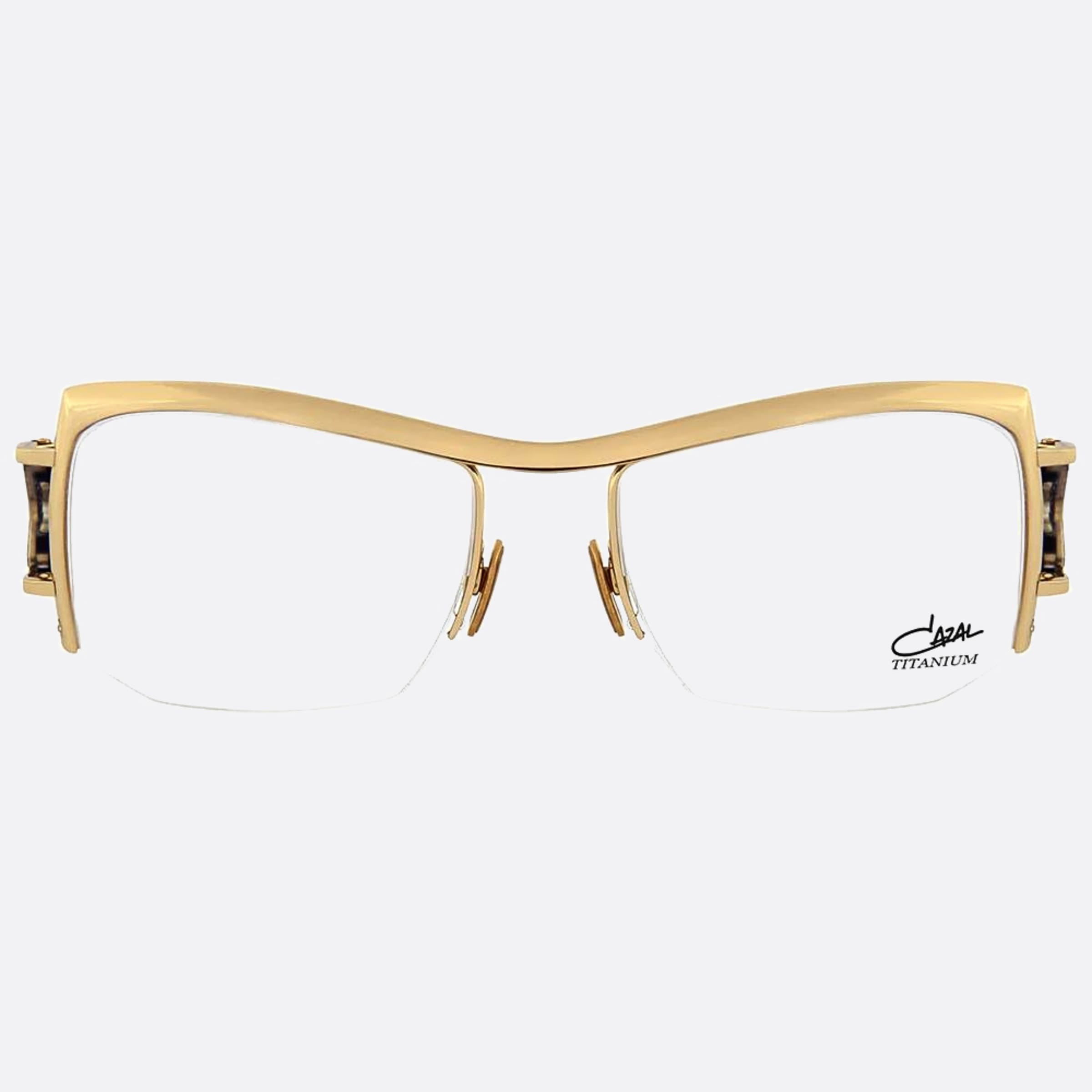 Cazal 55mm Cazal Black Squared Unisex Eyeglasses - Main View