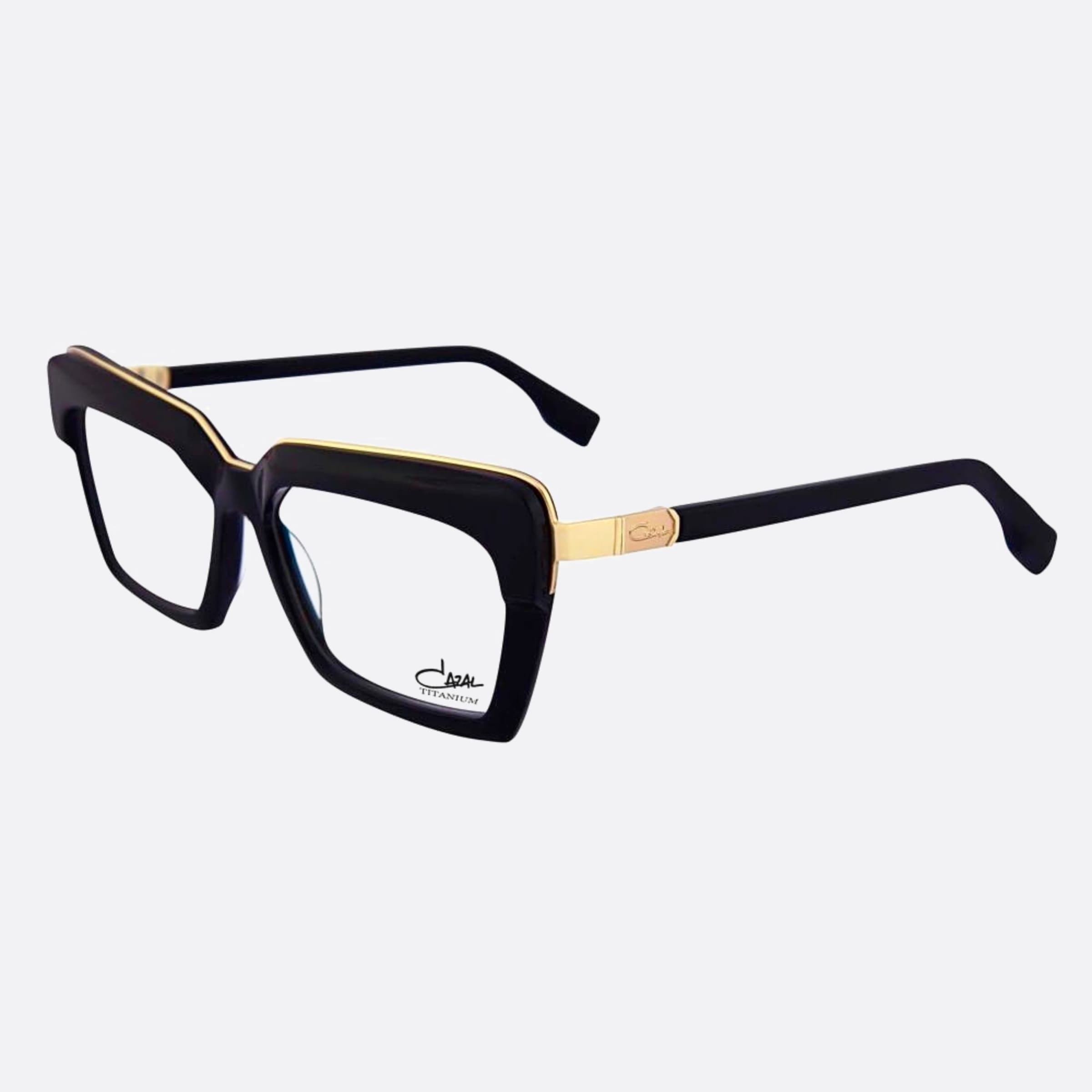 Cazal 54mm Cazal Black Butterfly Unisex Eyeglasses - Side View