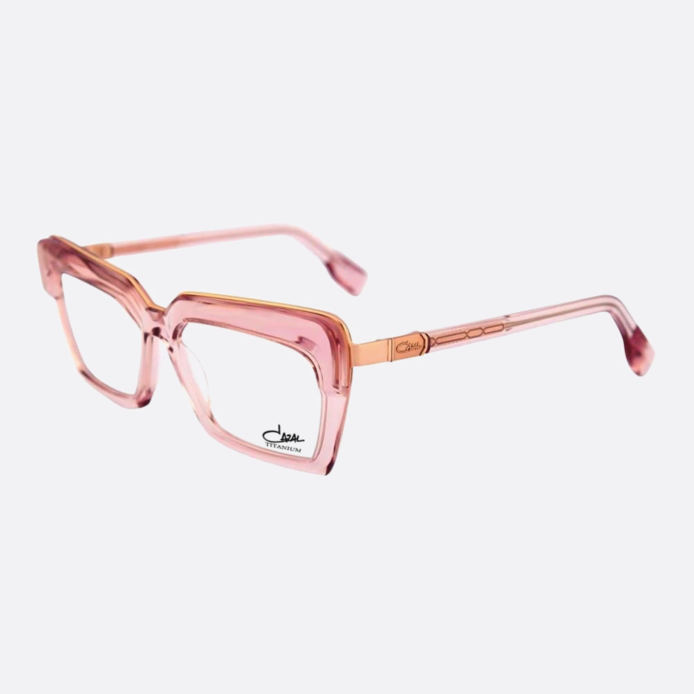 Cazal 54mm Cazal Pink Butterfly Unisex Eyeglasses - Side View