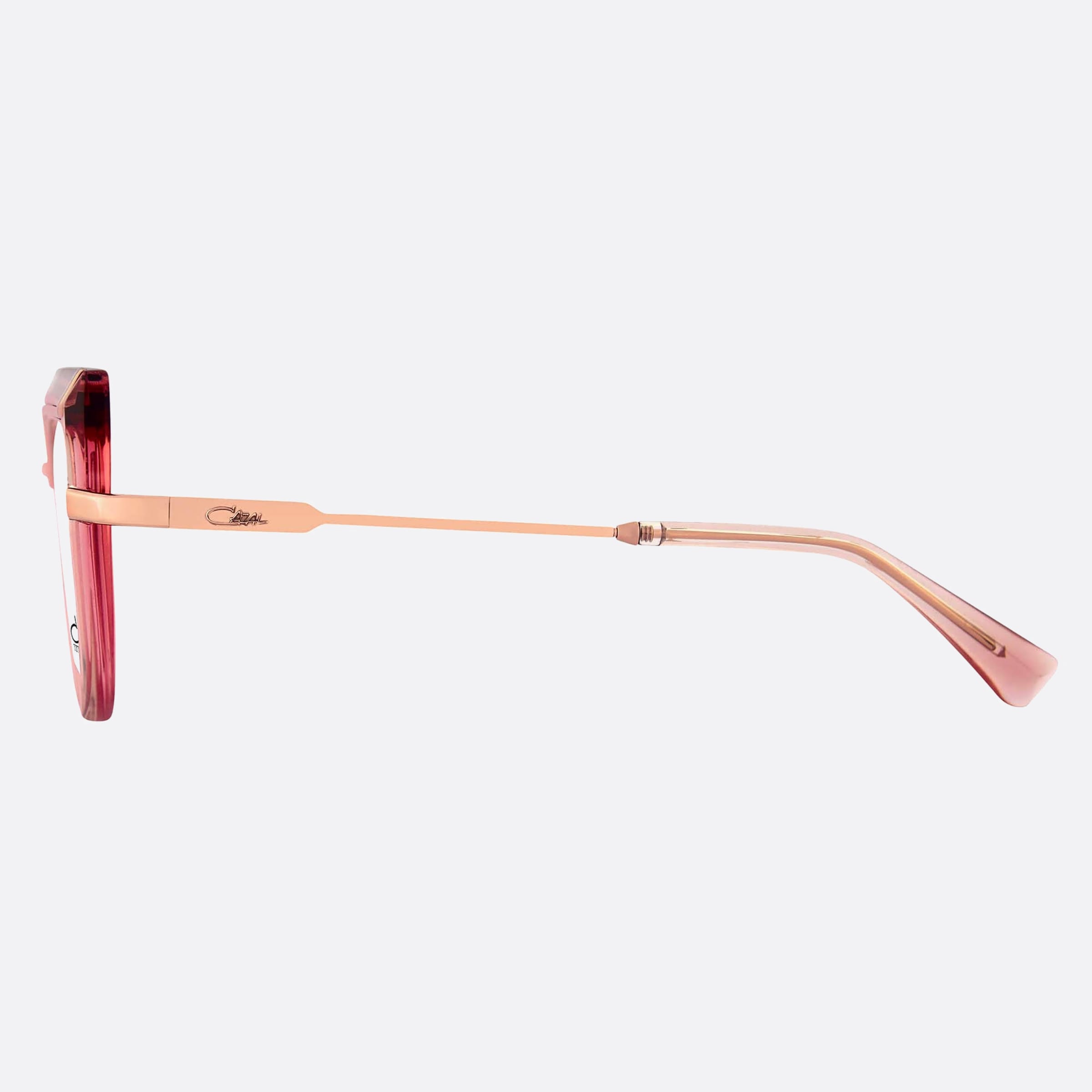 Cazal 53mm Cazal Pink Cat Eye Unisex Eyeglasses - Detail View