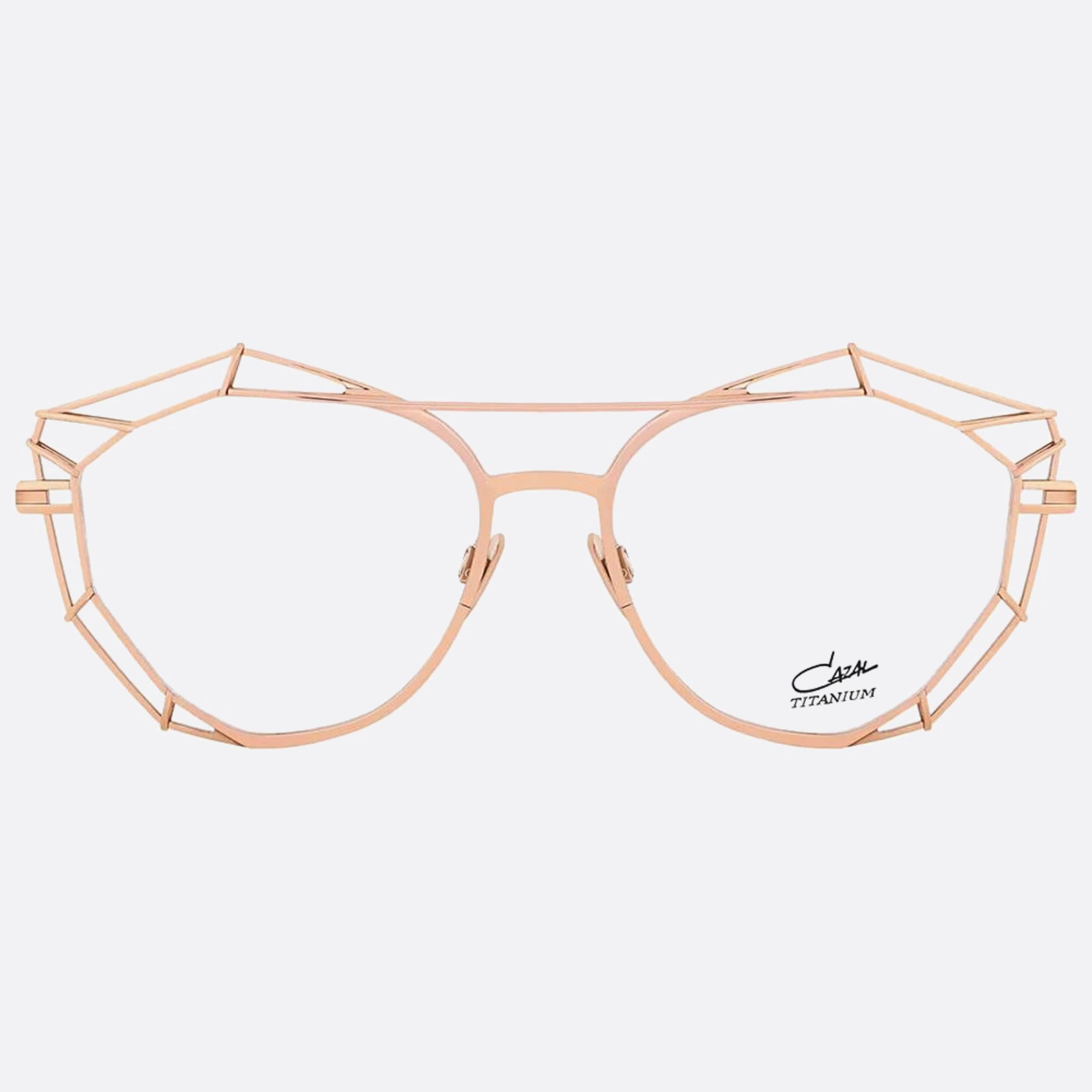 Cazal 55mm Cazal Rgl Rose Gold Cat Eye Unisex Eyeglasses - Main View