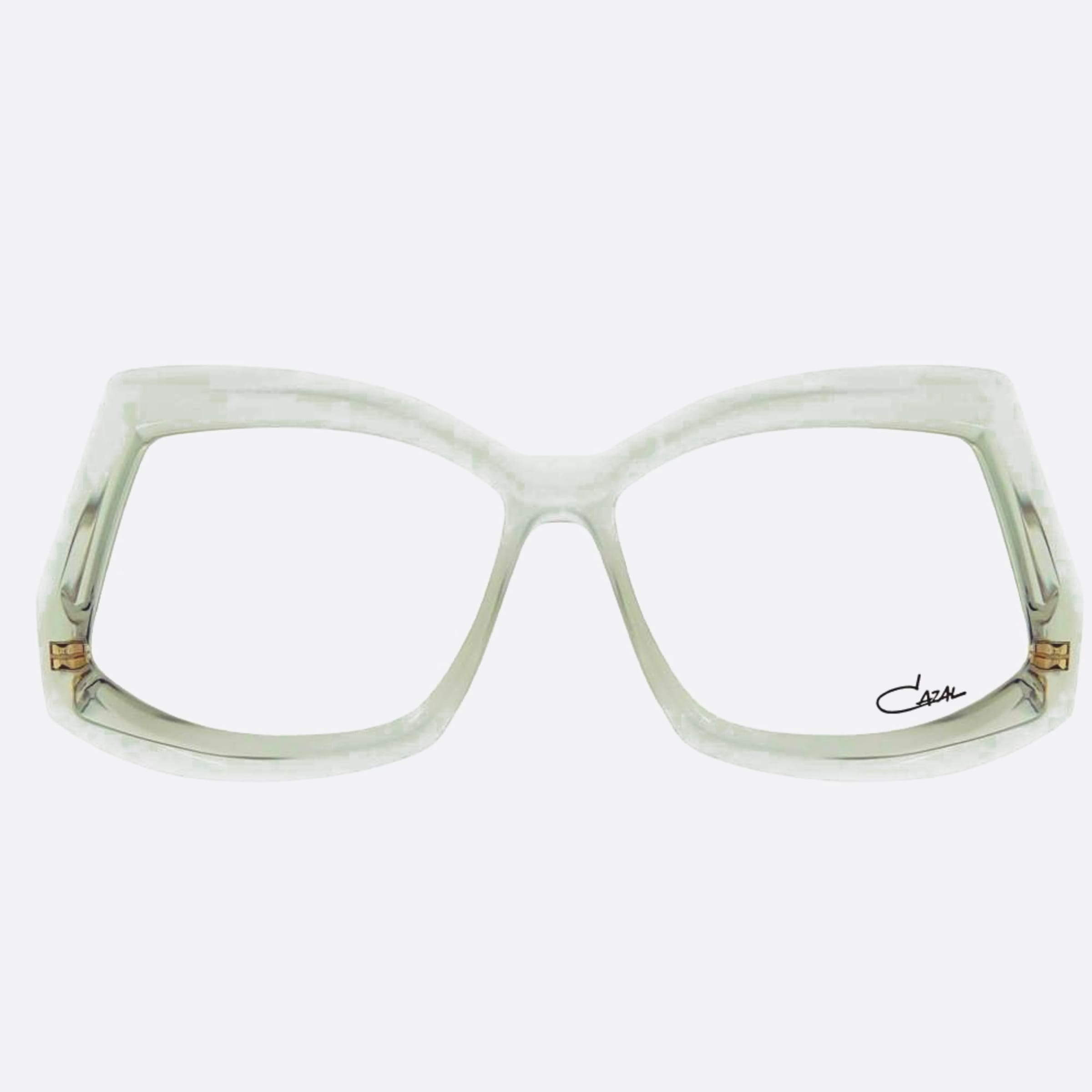 Cazal 56mm Cazal Green Geometric Unisex Eyeglasses - Main View