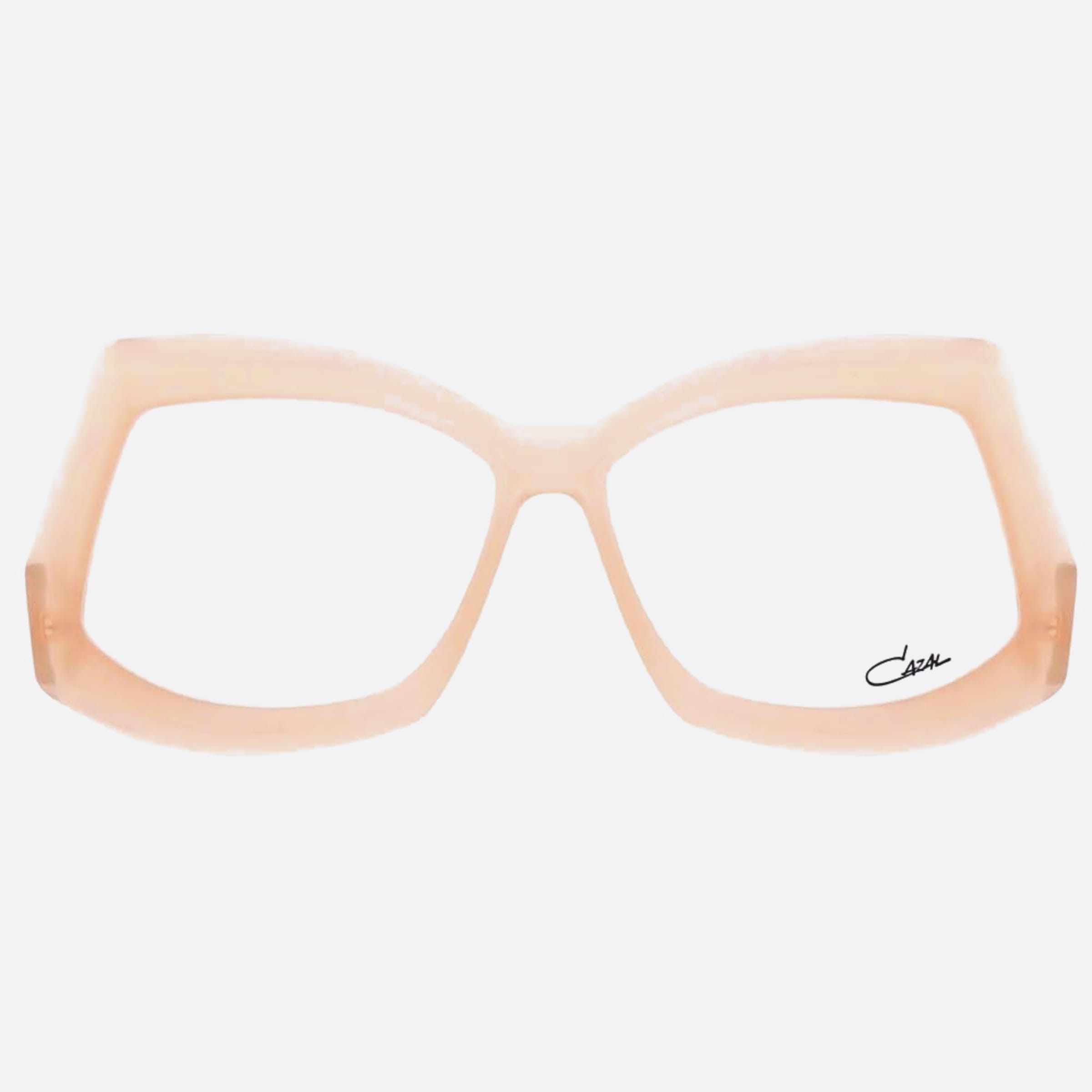 Cazal 56mm Cazal White Geometric Unisex Eyeglasses - Main View