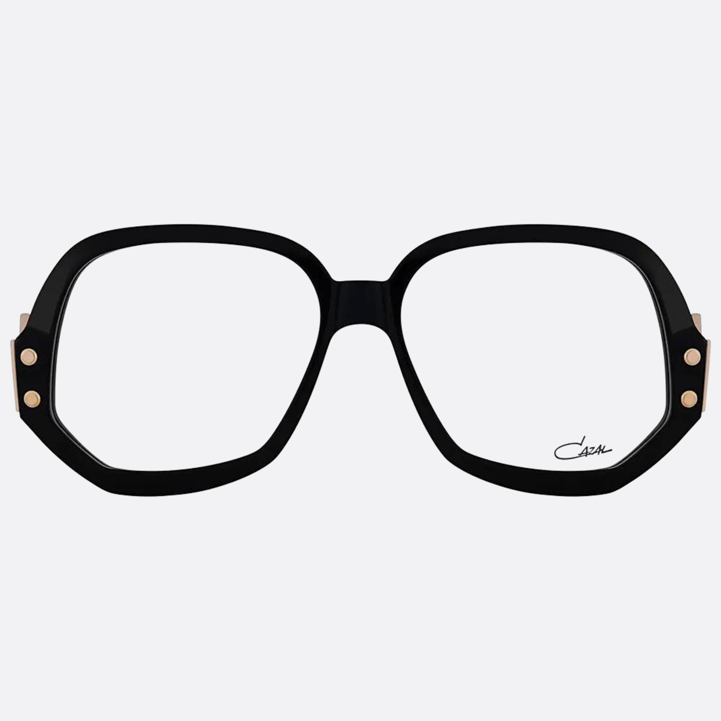 Cazal 56mm Cazal Black Oversize Unisex Eyeglasses - Main View