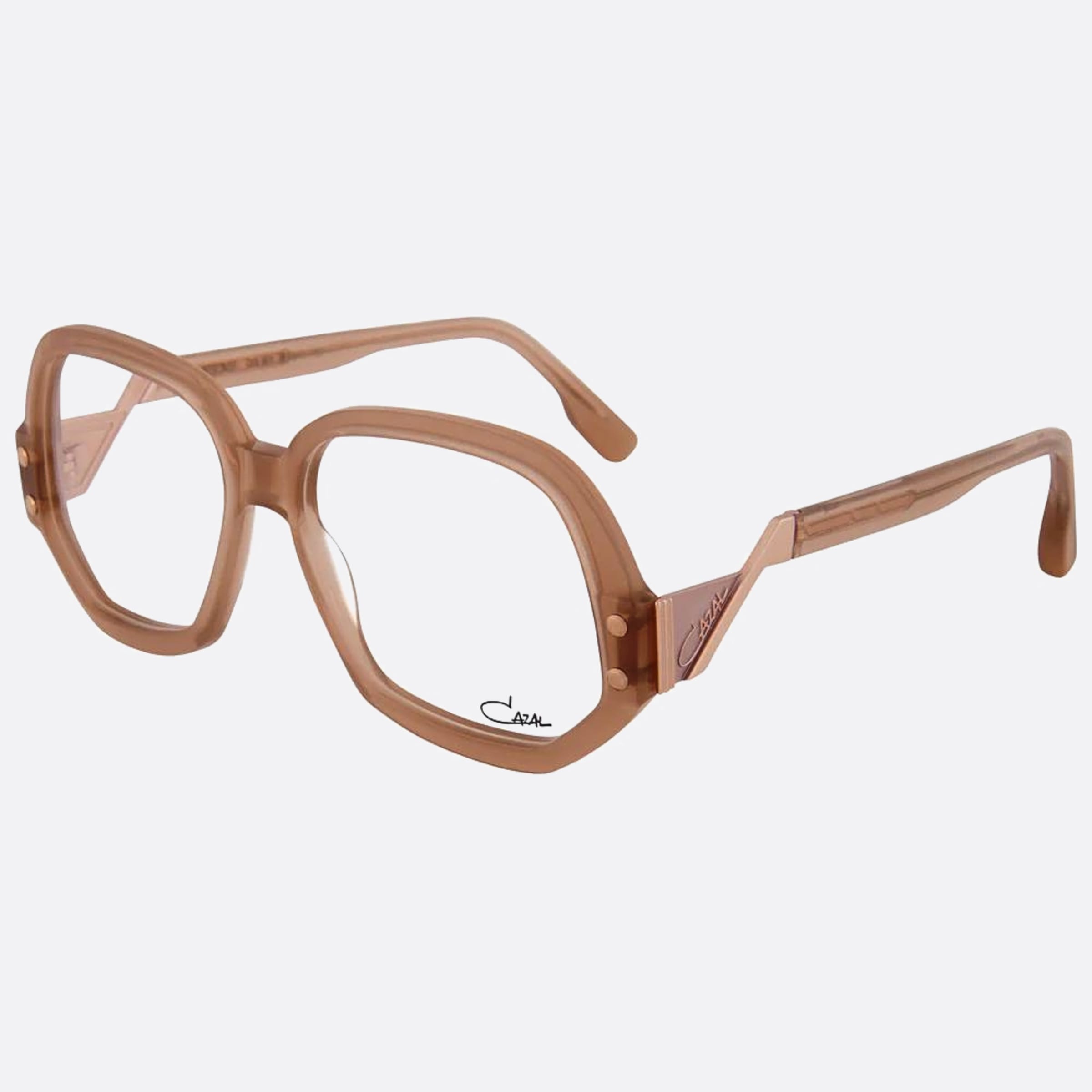 Cazal 56mm Cazal Rgl Pink Oversize Unisex Eyeglasses - Side View