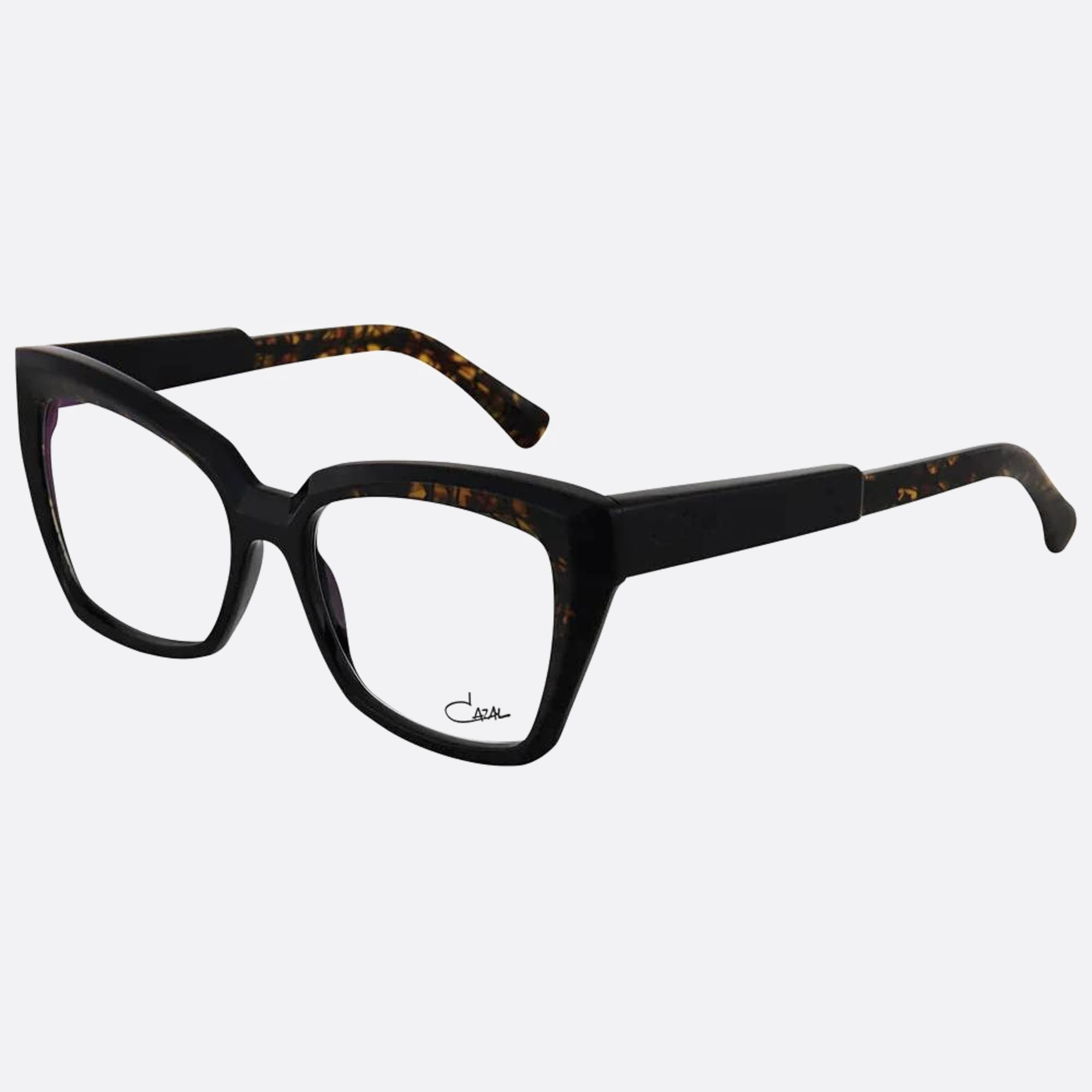 Cazal 54mm Cazal Bha Black Butterfly Unisex Eyeglasses - Side View