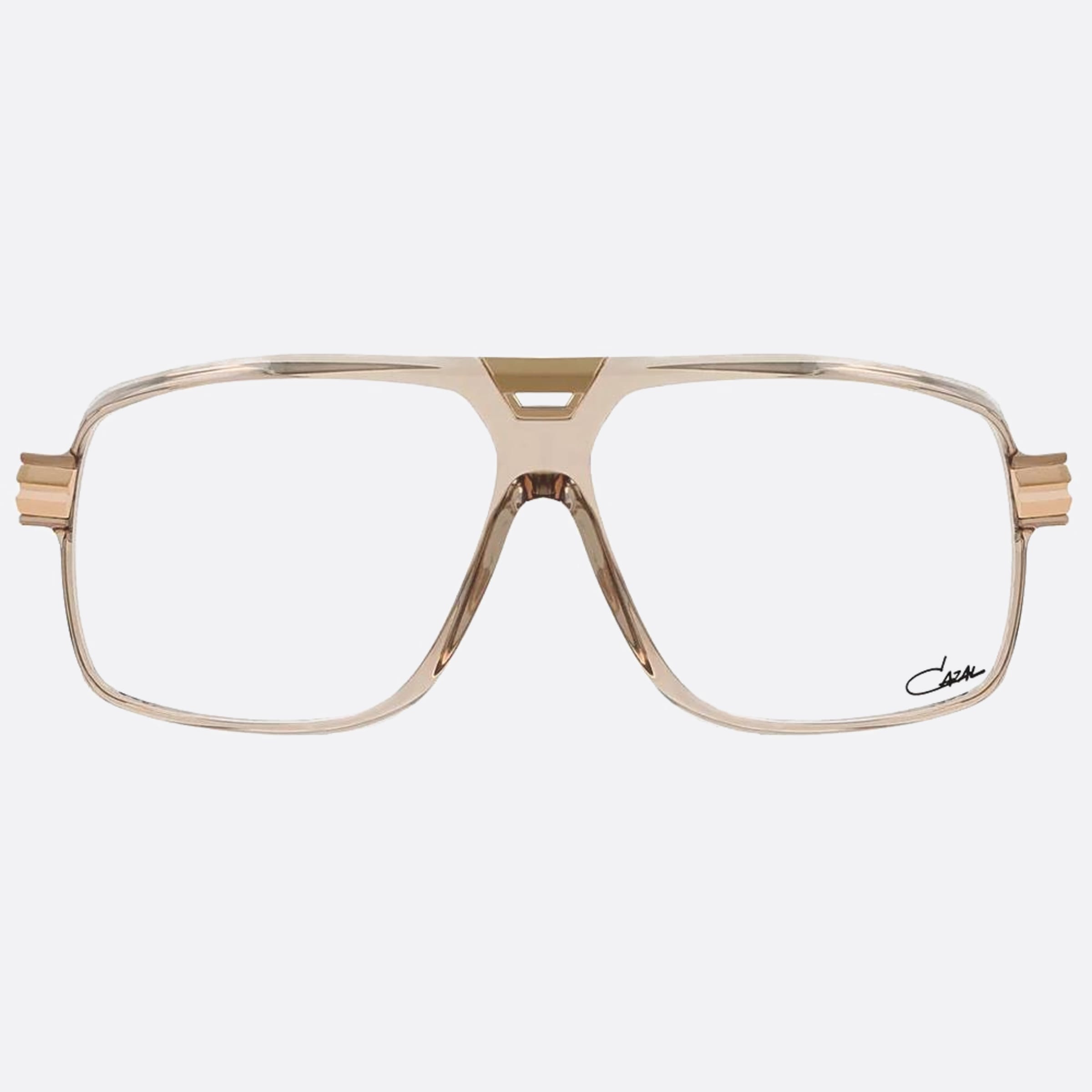 Cazal 60mm Cazal Rose Gold Pilot Unisex Eyeglasses - Main View