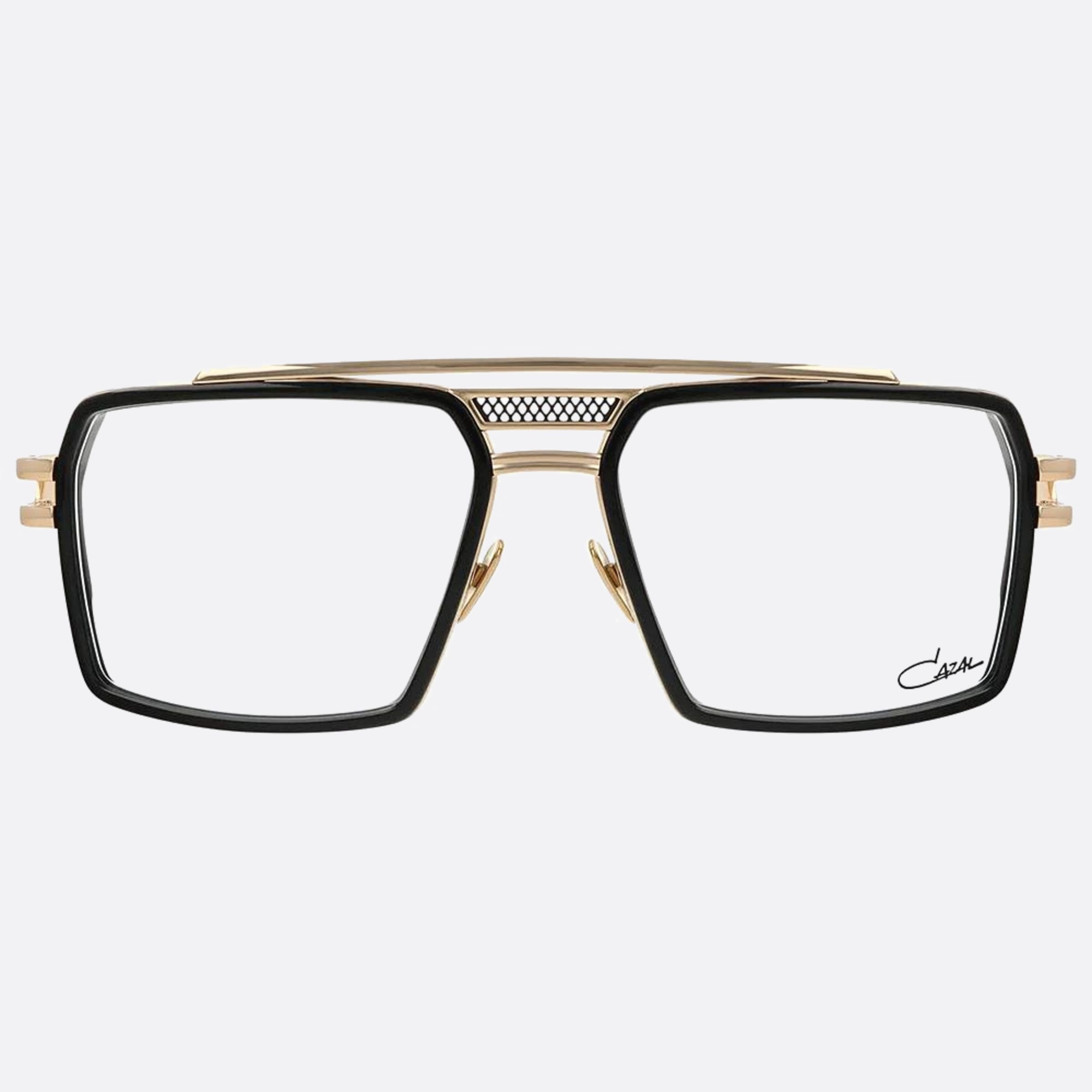 Cazal 60mm Cazal Black Pilot Unisex Eyeglasses - Main View