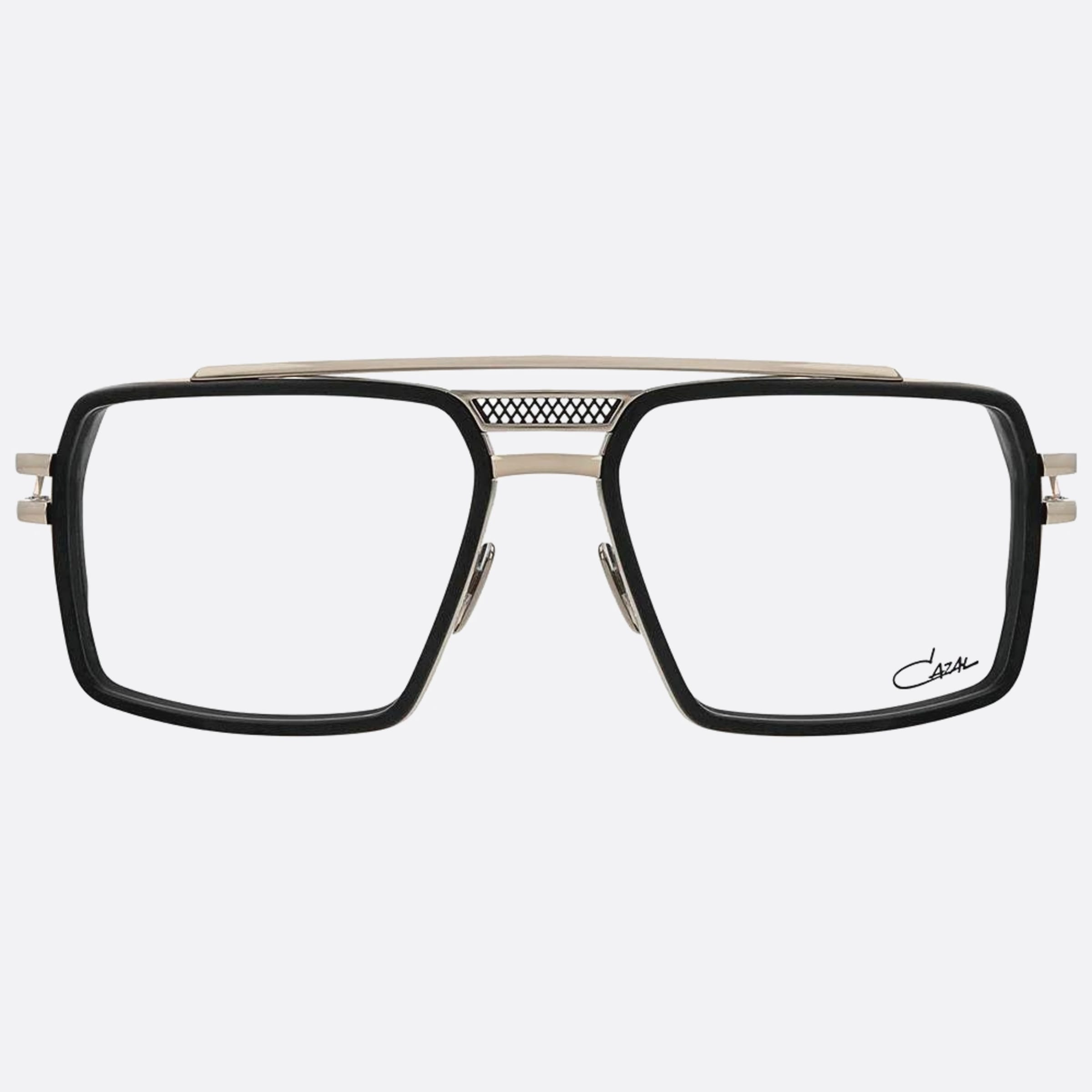 Cazal 60mm Cazal Silver Pilot Unisex Eyeglasses - Main View