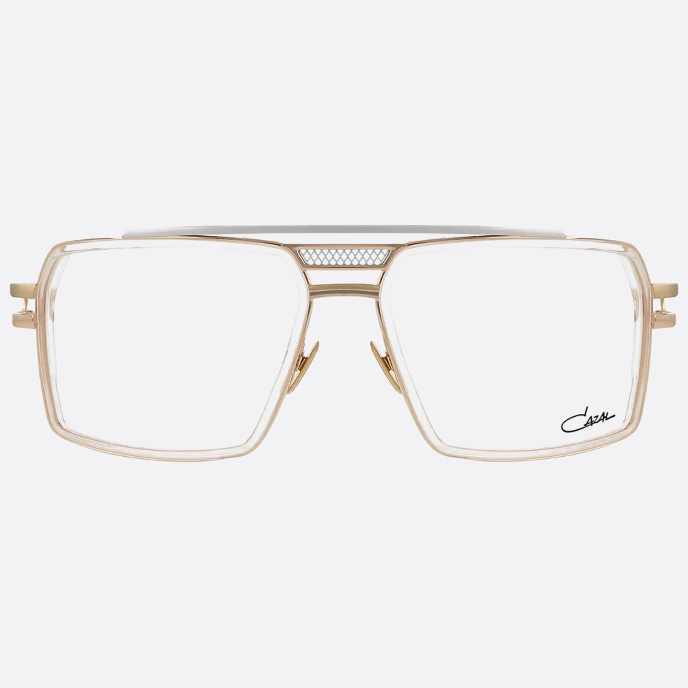 Cazal 60mm Cazal Crg Gold Pilot Unisex Eyeglasses - Main View