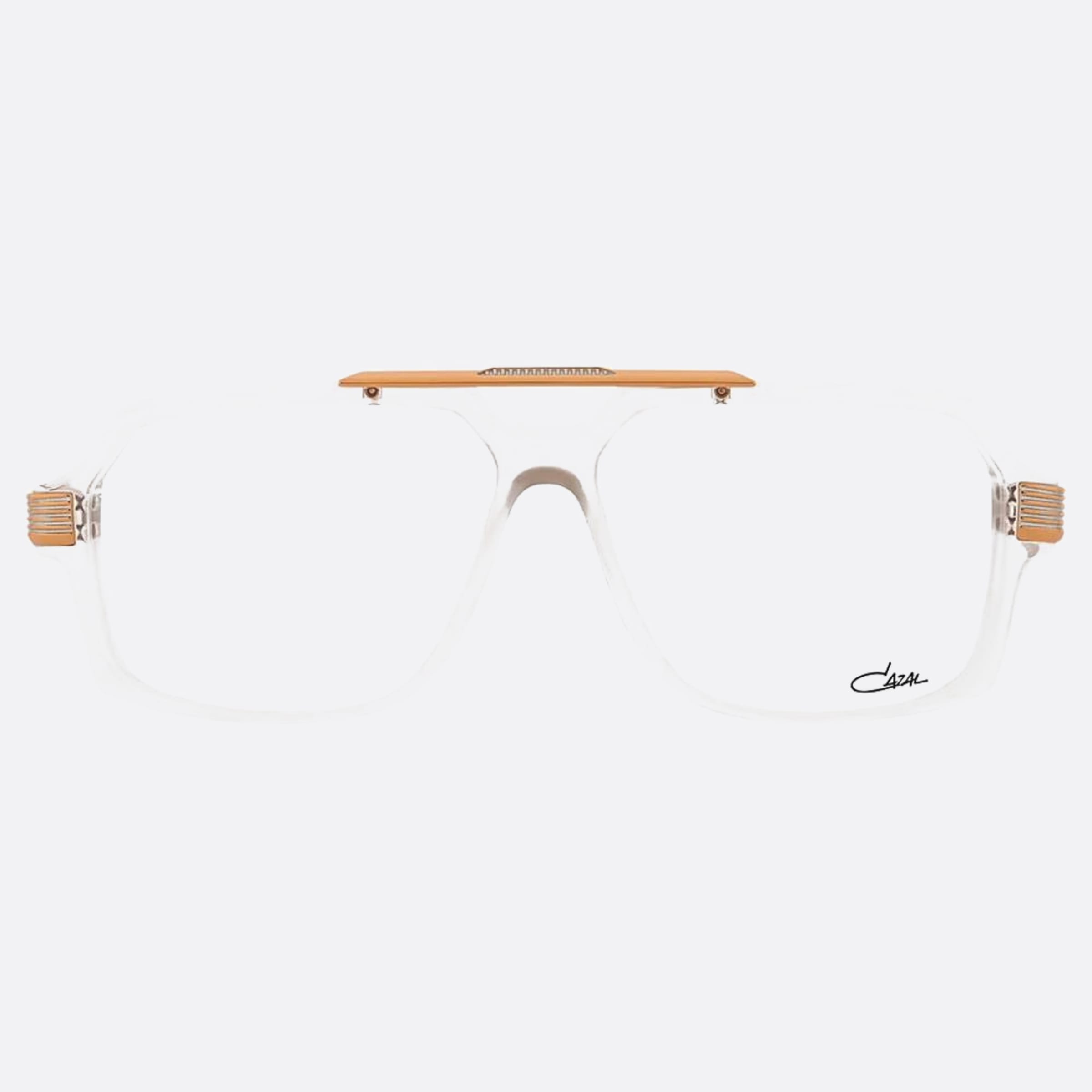 Cazal 60mm Cazal Crg Transparent Pilot Unisex Eyeglasses - Main View