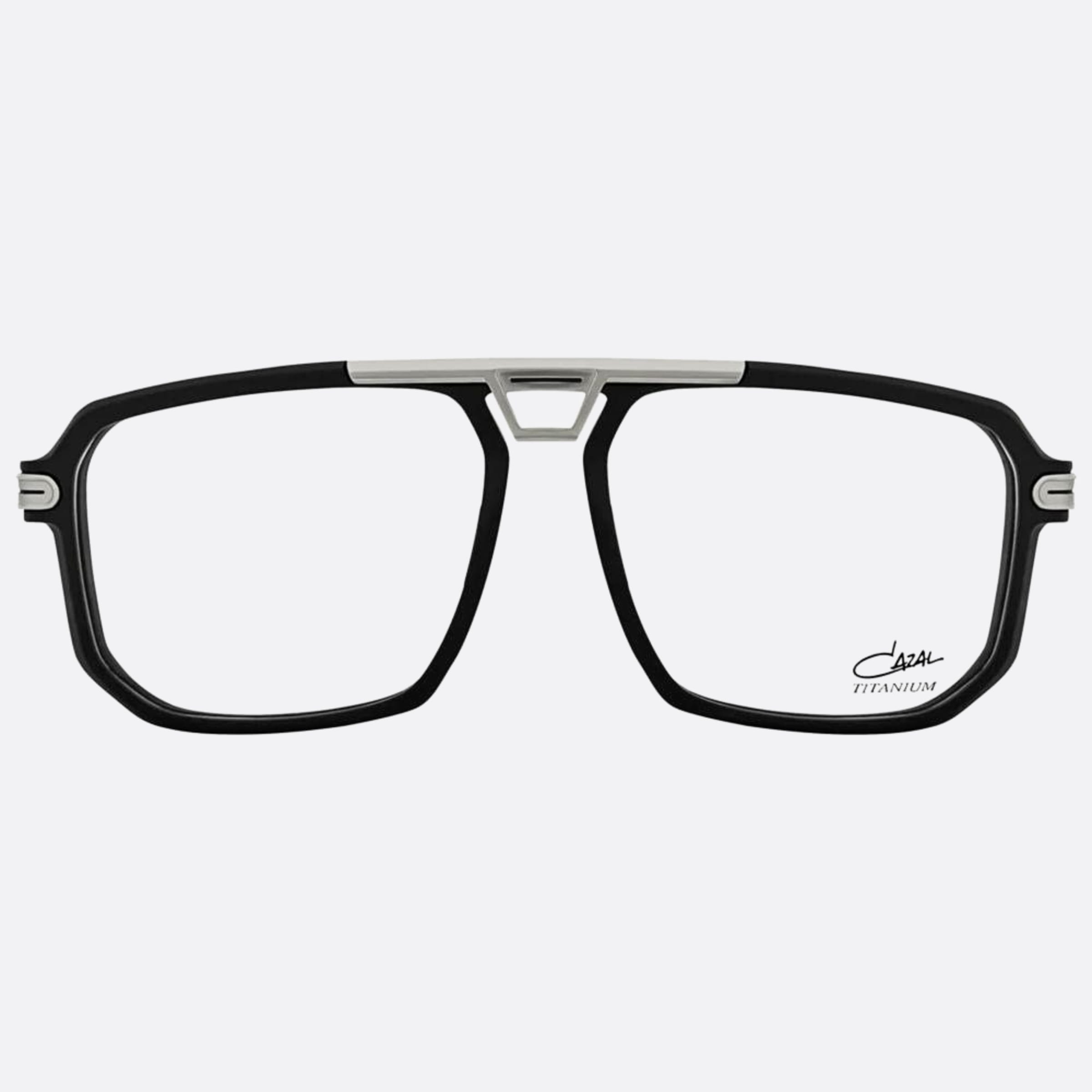 Cazal 59mm Cazal Bksi Black Geometric Unisex Eyeglasses - Main View