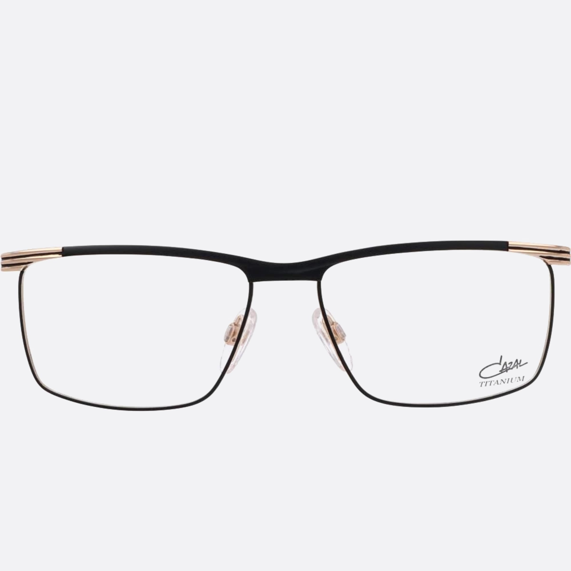 Cazal 56mm Cazal Black Geometric Unisex Eyeglasses - Main View