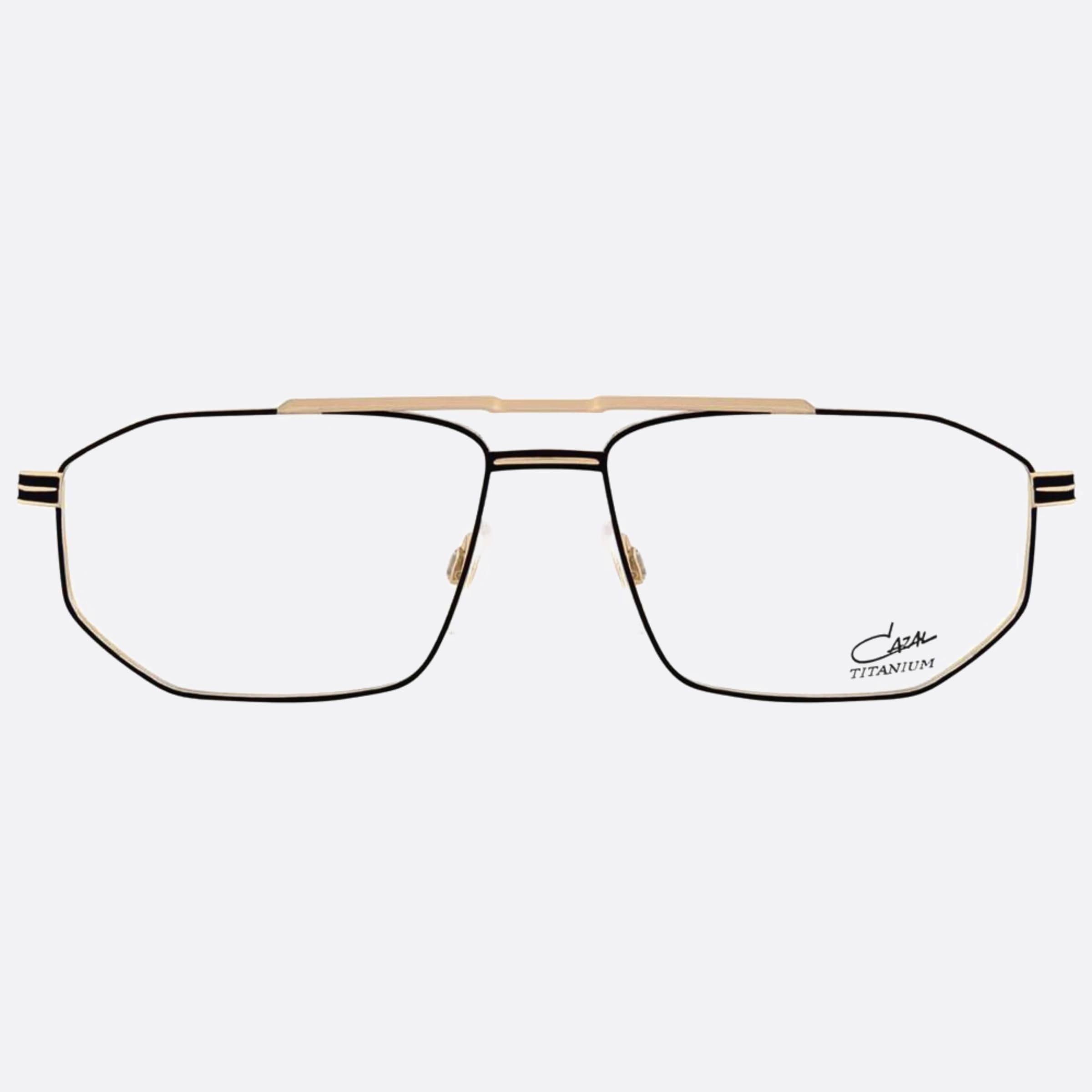 Cazal 59mm Cazal Gold Pilot Unisex Eyeglasses - Main View