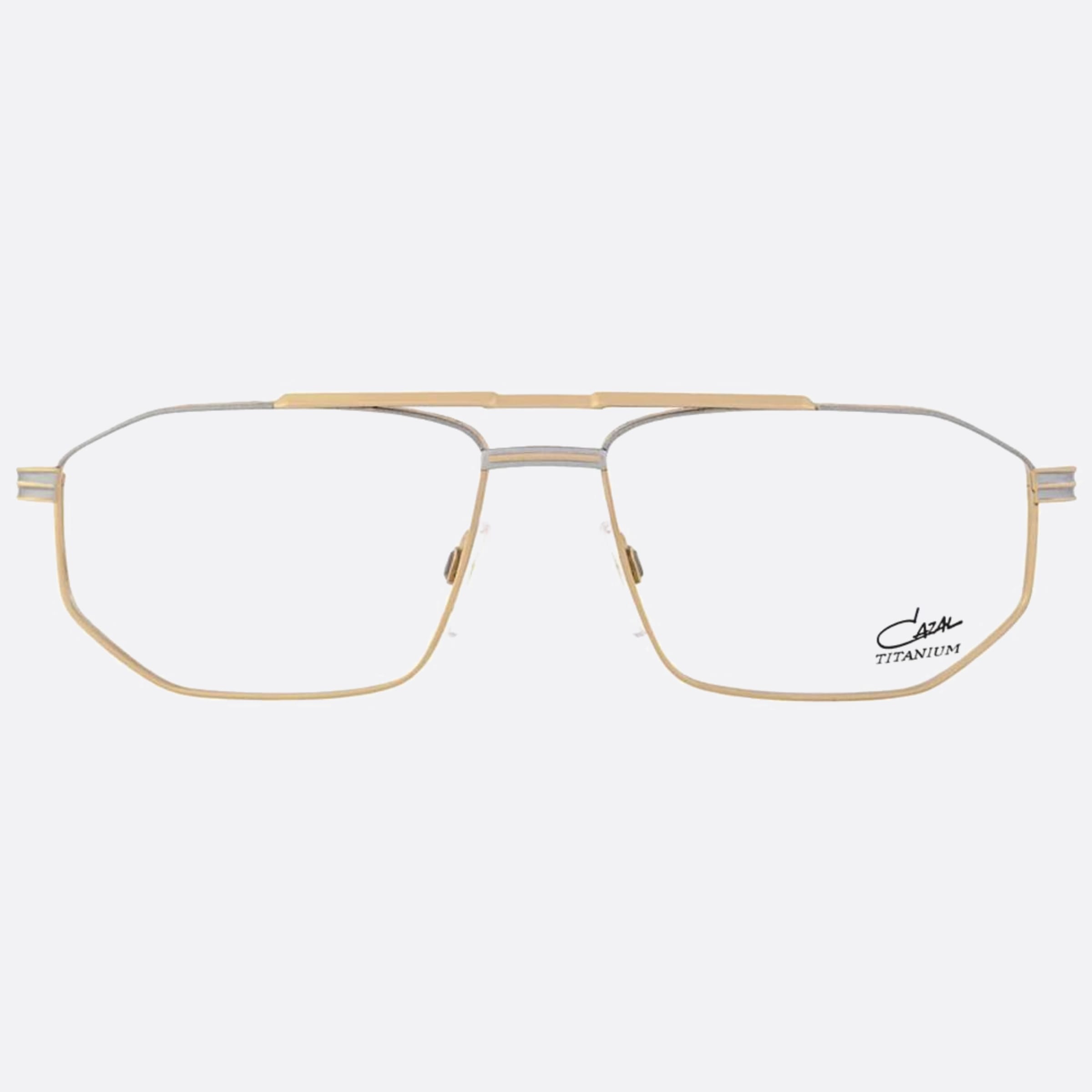Cazal 59mm Cazal Silver Pilot Unisex Eyeglasses - Main View