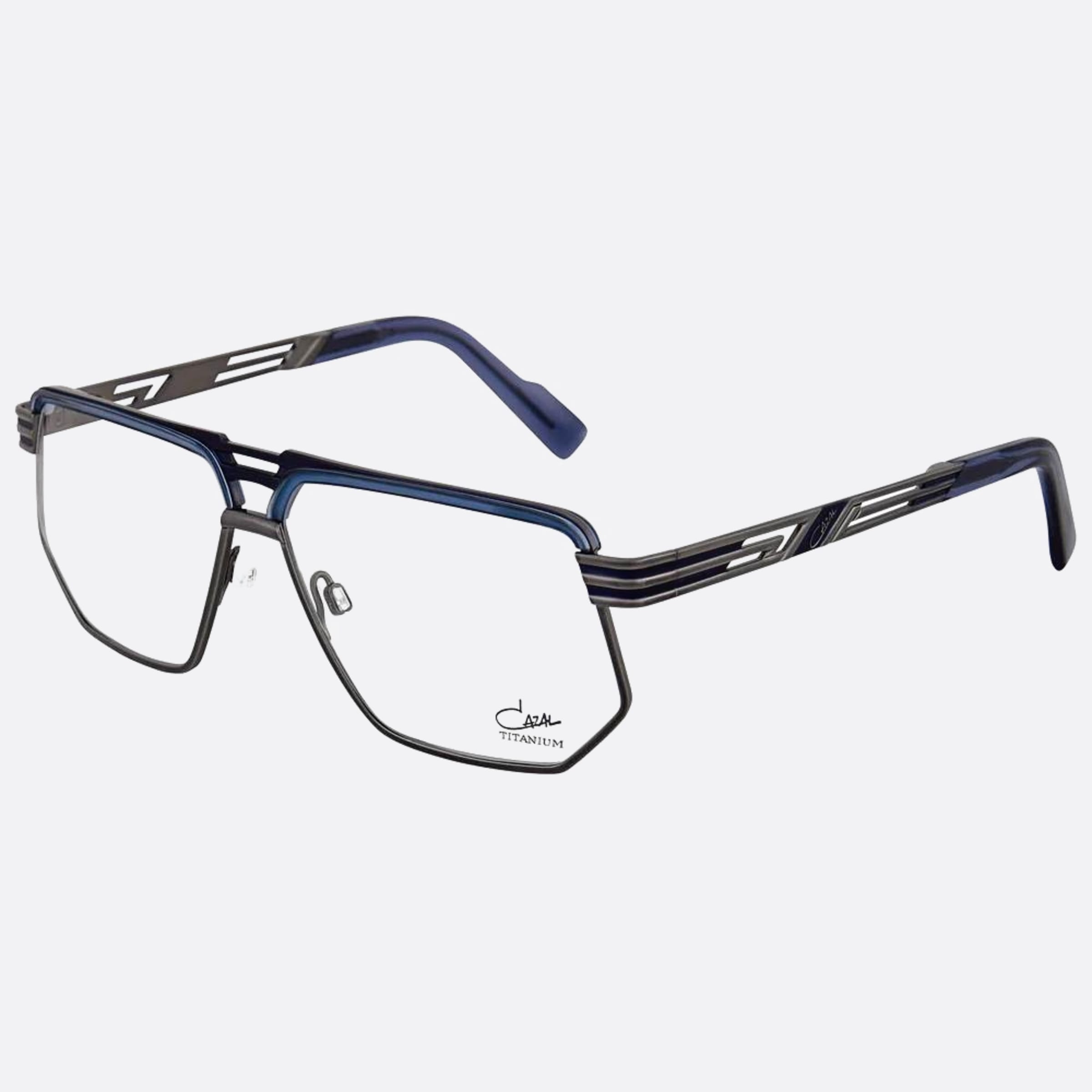 Cazal 62mm Cazal Bkb Black Pilot Unisex Eyeglasses - Side View