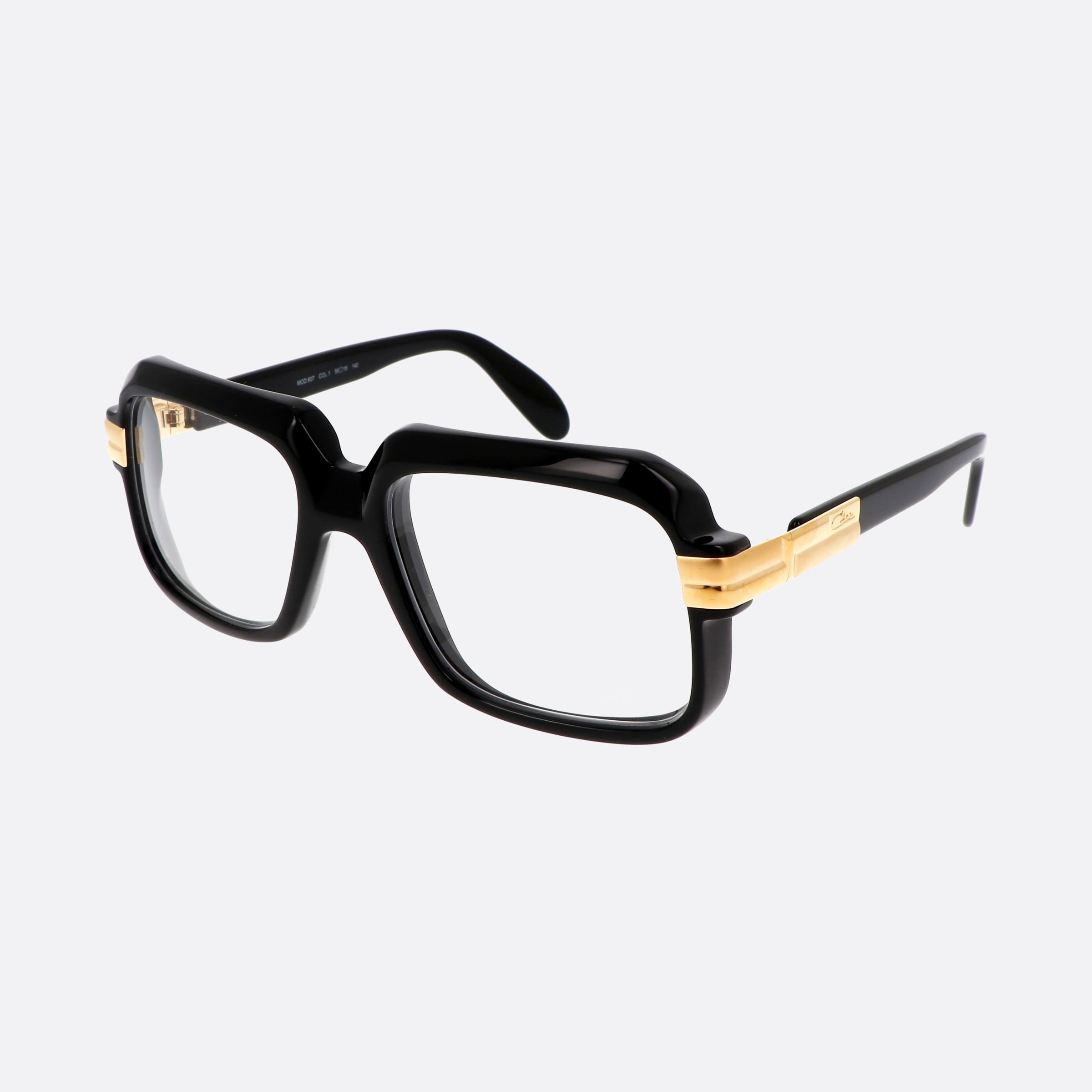 Cazal 56mm Legends Black Rectangle Men Eyeglasses - Main View