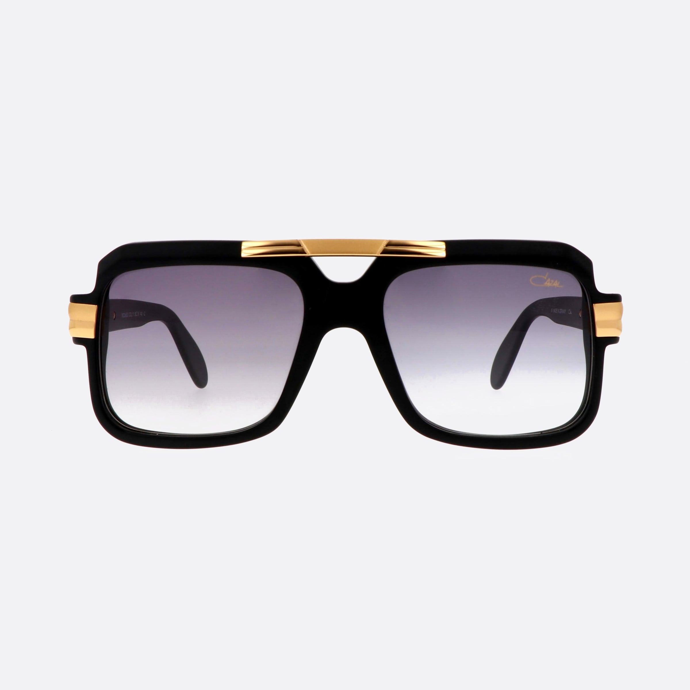 Cazal 56mm Legends Black Pilot Men Sunglasses - Side View