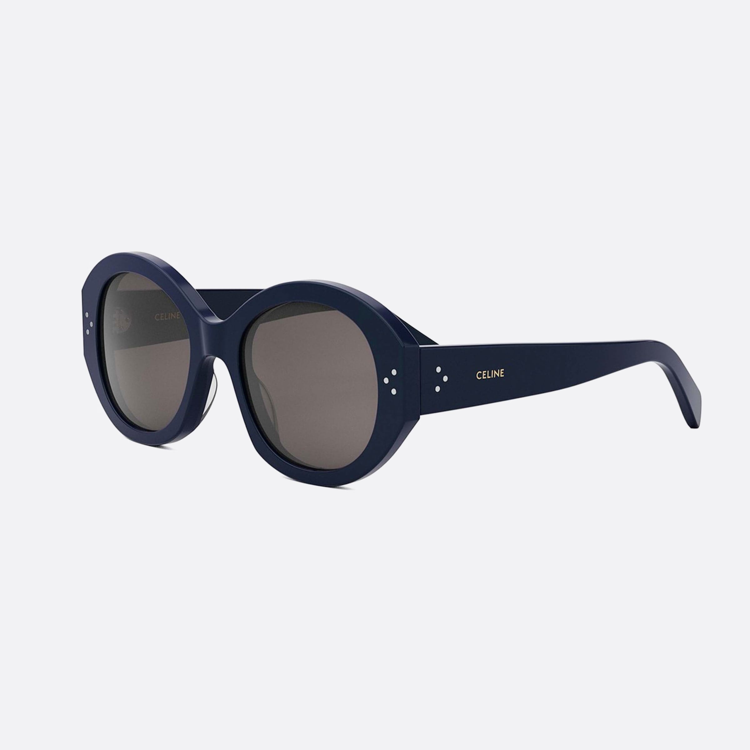 Celine 53mm Dots Cl40240i 90a Blue Round Women Sunglasses - Main View