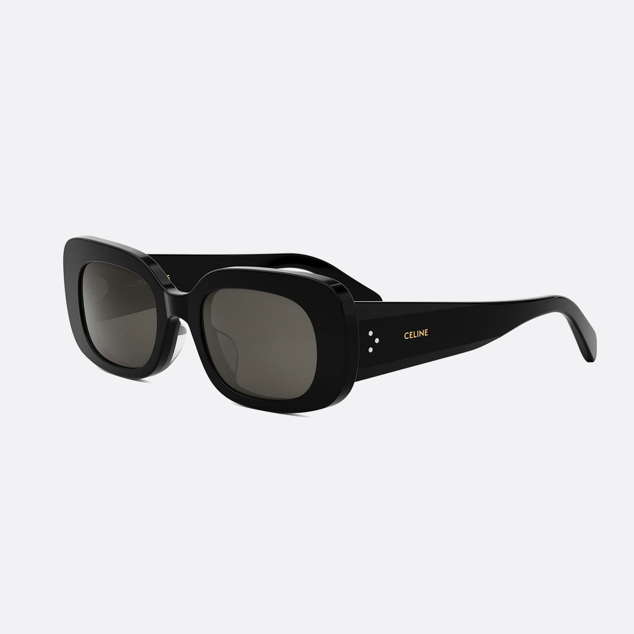 Celine 51mm Dots Cl40287u 01a Black Rectangle Women Sunglasses - Main View