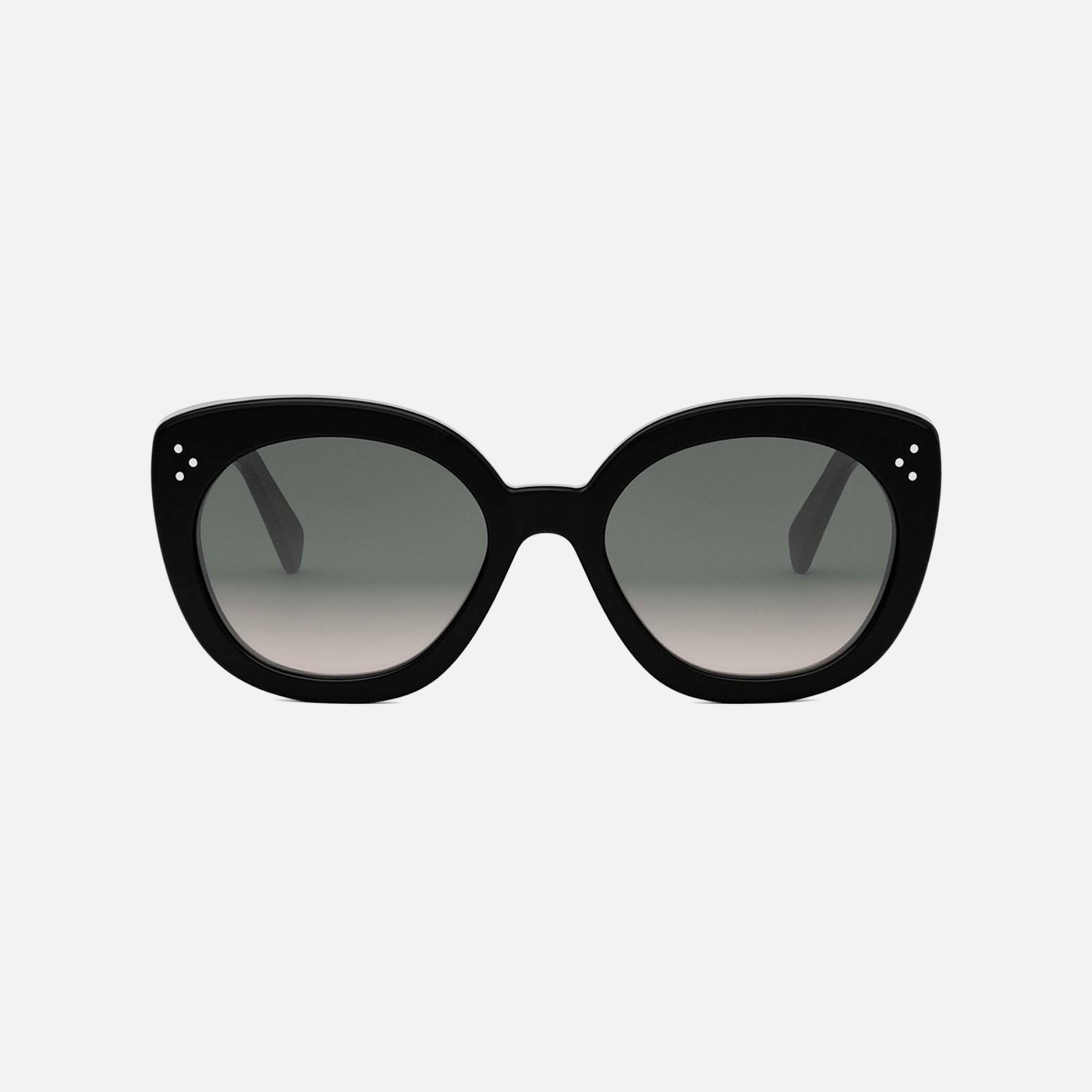 Celine 56mm Dots Cl40295i 01f Black Butterfly Women Sunglasses - Side View