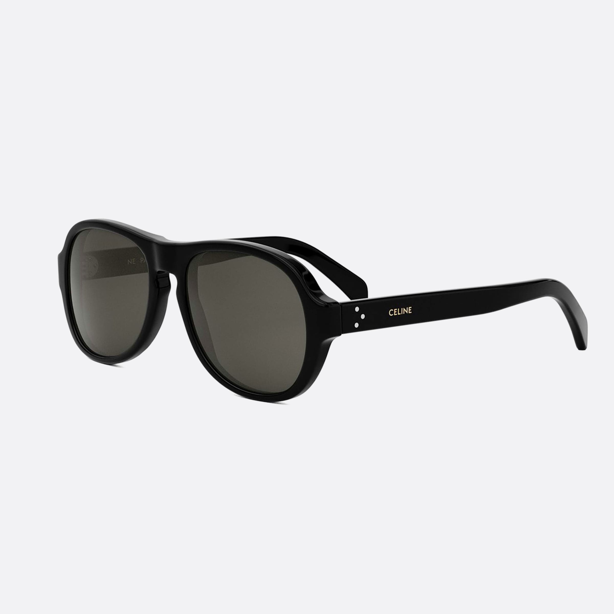 Celine 56mm Dots Cl40298i 01a Black Unisex Sunglasses - Main View