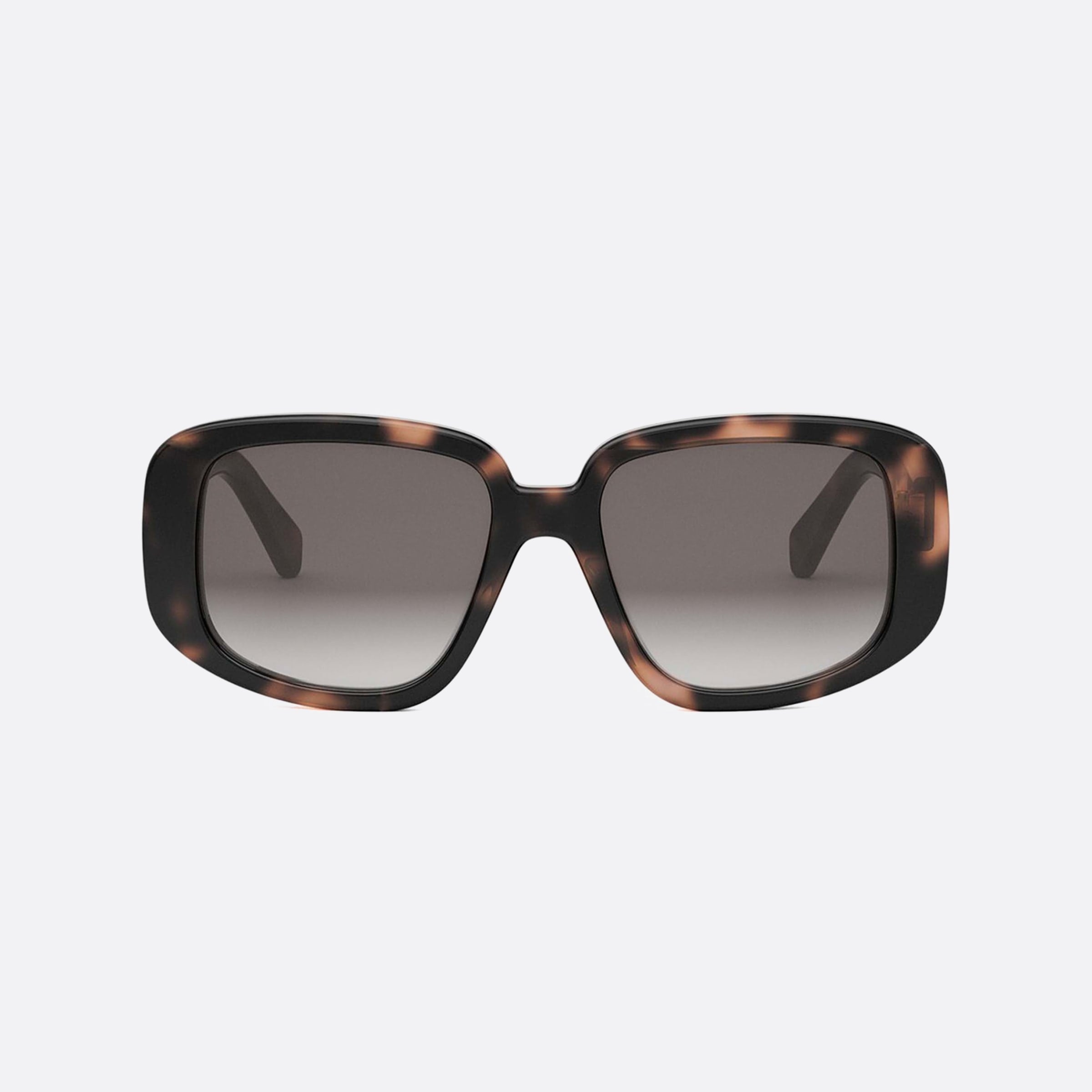 Celine 55mm Dots Cl40299u 55k Havana Geometric Women Sunglasses - Side View