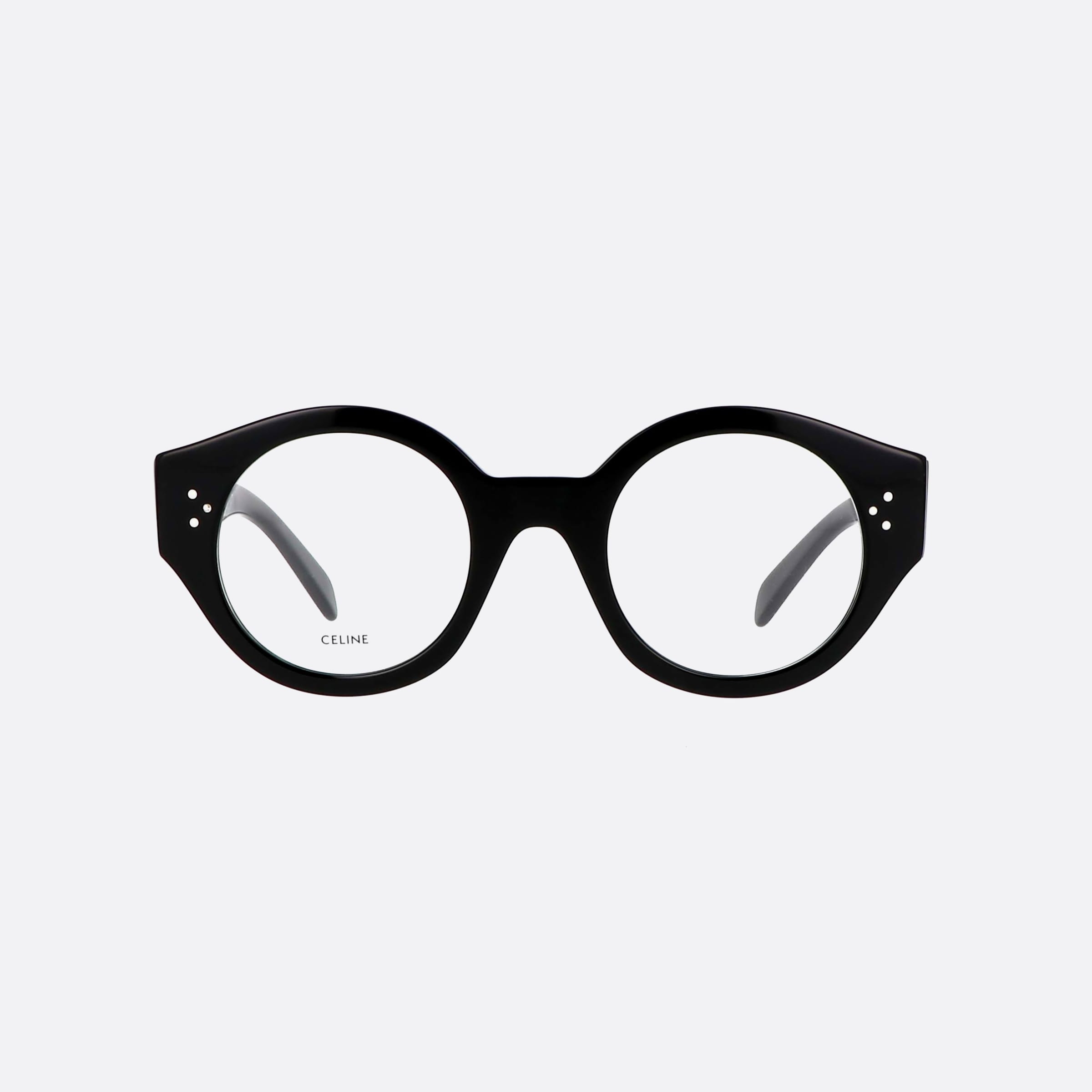 Celine 48mm Dots Cl50123i Black Women Eyeglasses - Side View