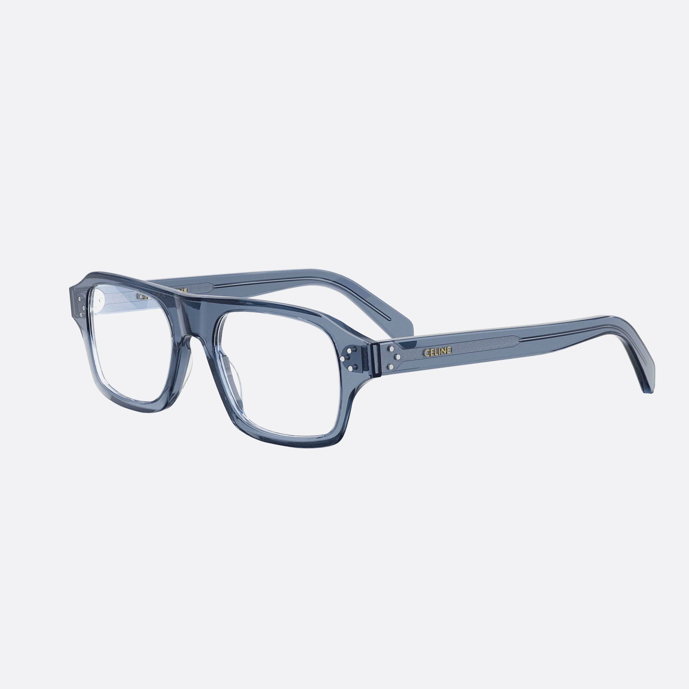 Celine 51mm Dots Cl50137i Blue Men Eyeglasses - Main View