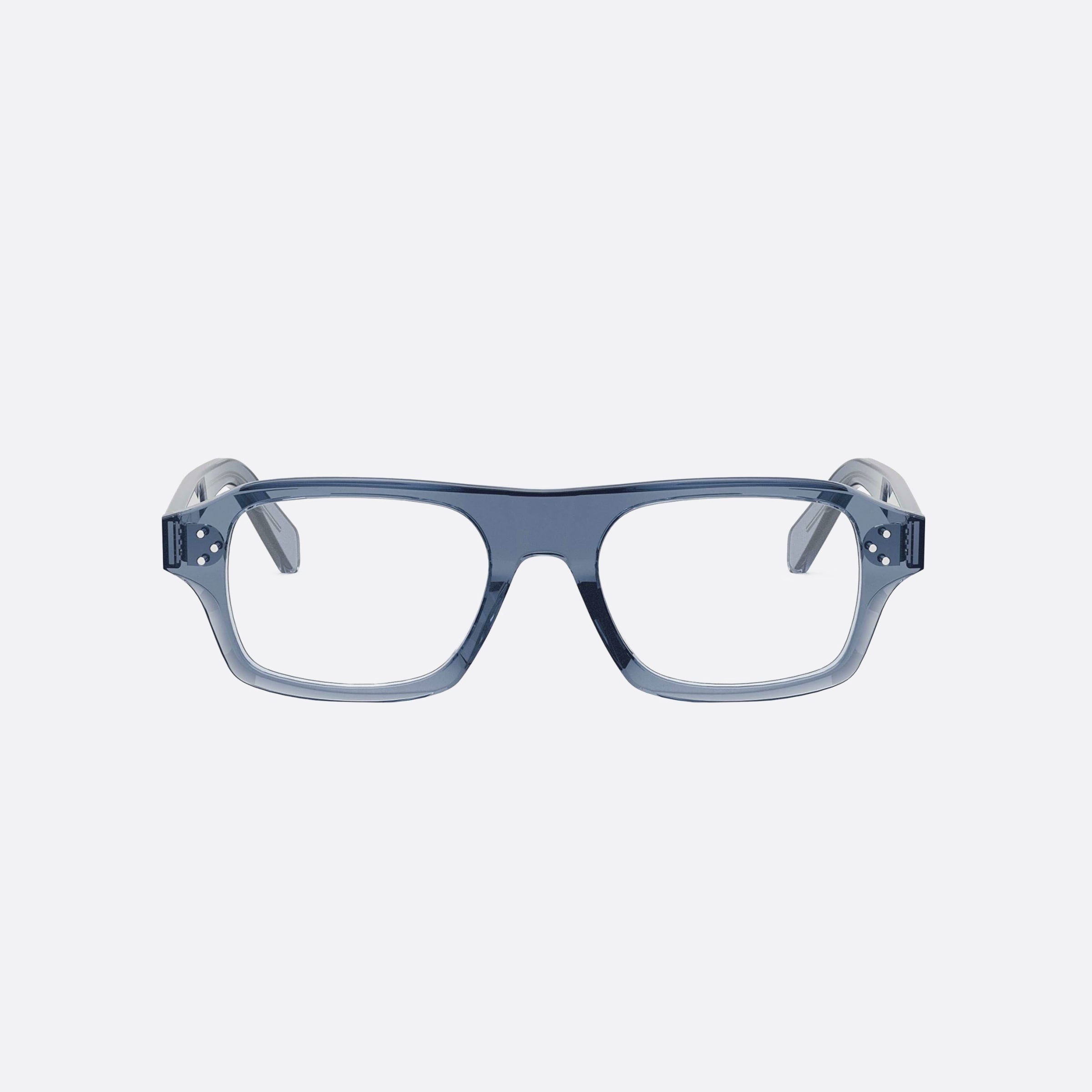Celine 51mm Dots Cl50137i Blue Men Eyeglasses - Side View