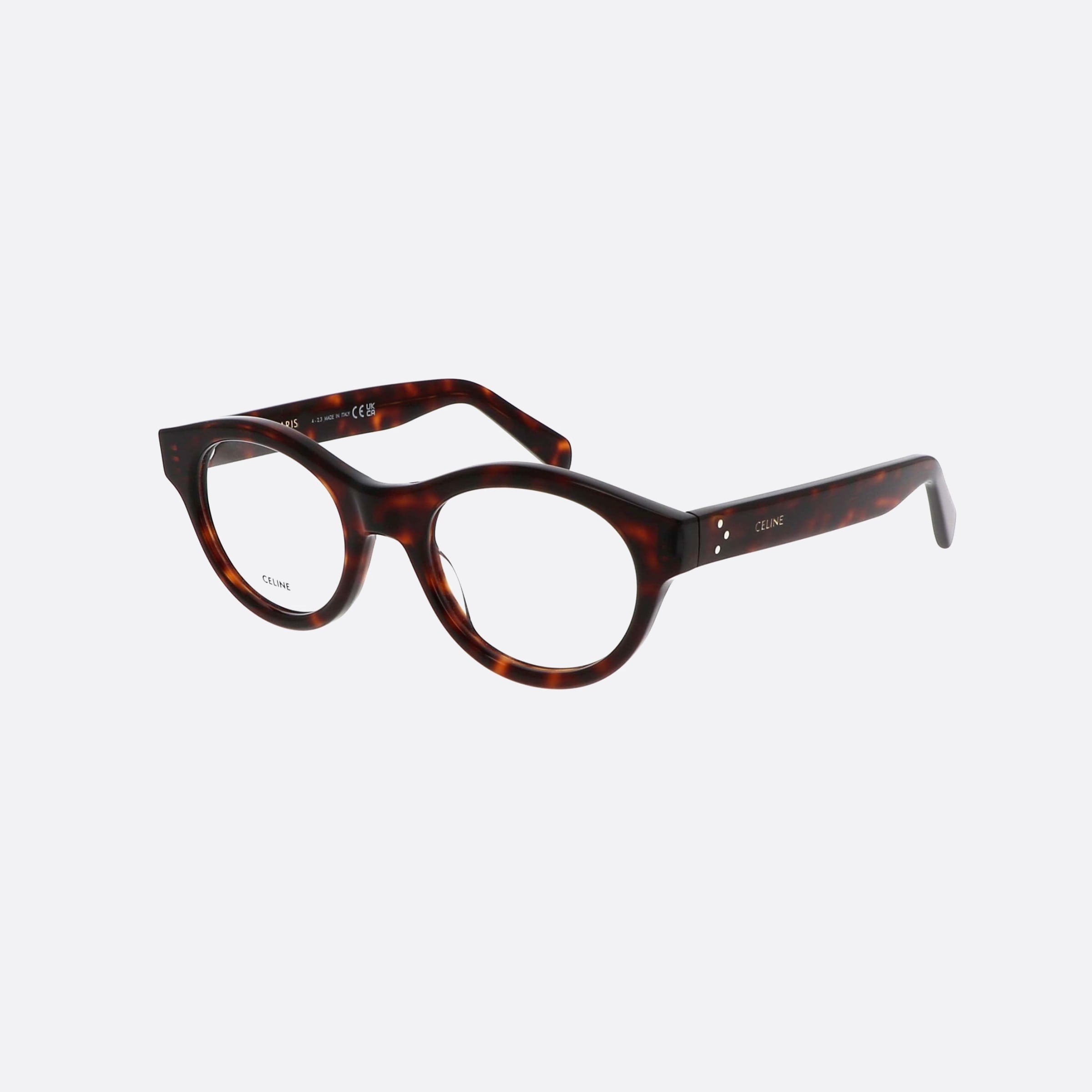 Celine 49mm Dots Cl50138i Tortoise Unisex Eyeglasses - Main View