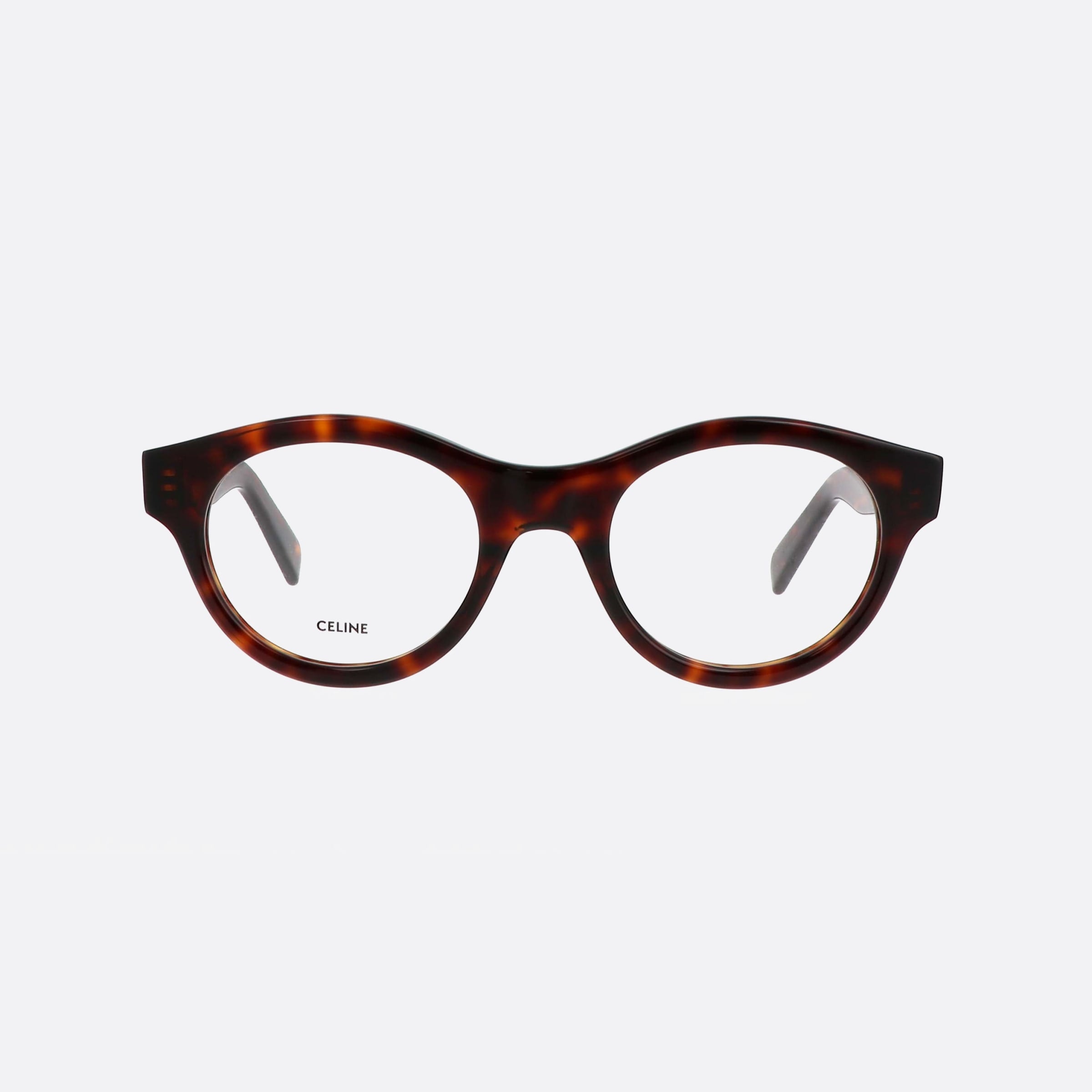 Celine 49mm Dots Cl50138i Tortoise Unisex Eyeglasses - Side View