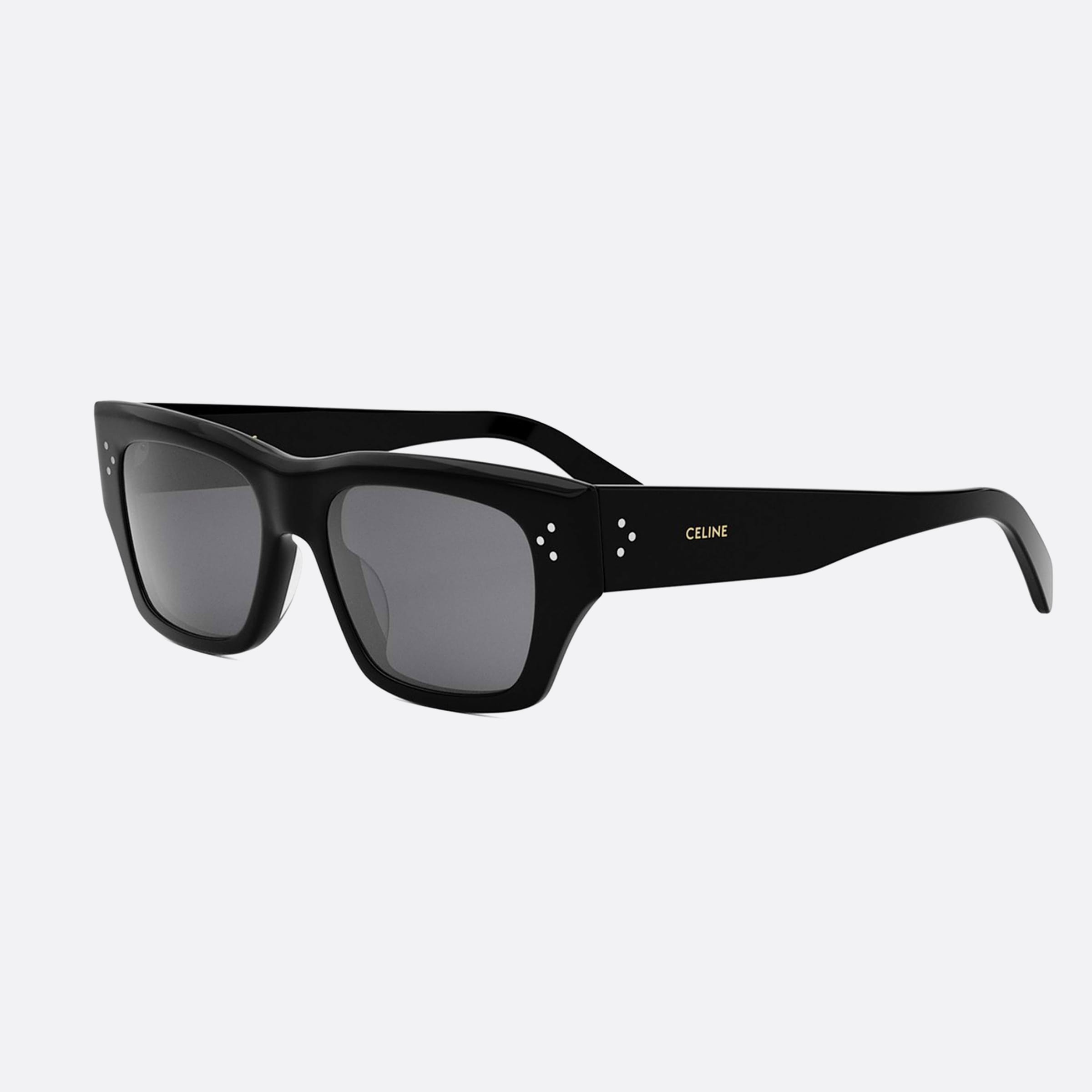 Celine 53mm Dots Cl40297u 01a Black Unisex Sunglasses - Main View