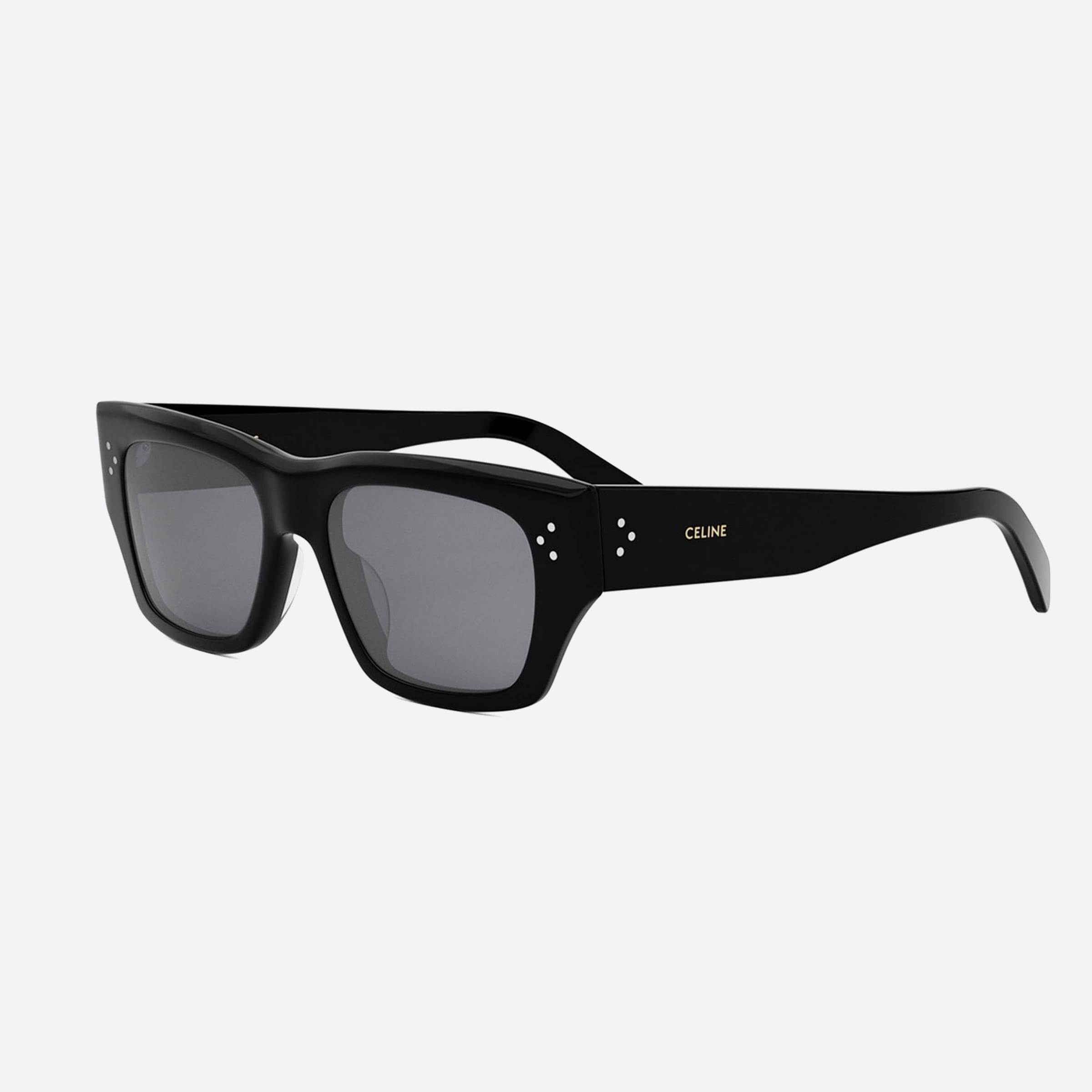 Celine 53mm Dots Cl40297u 01d Black Polarized Unisex Sunglasses - Main View