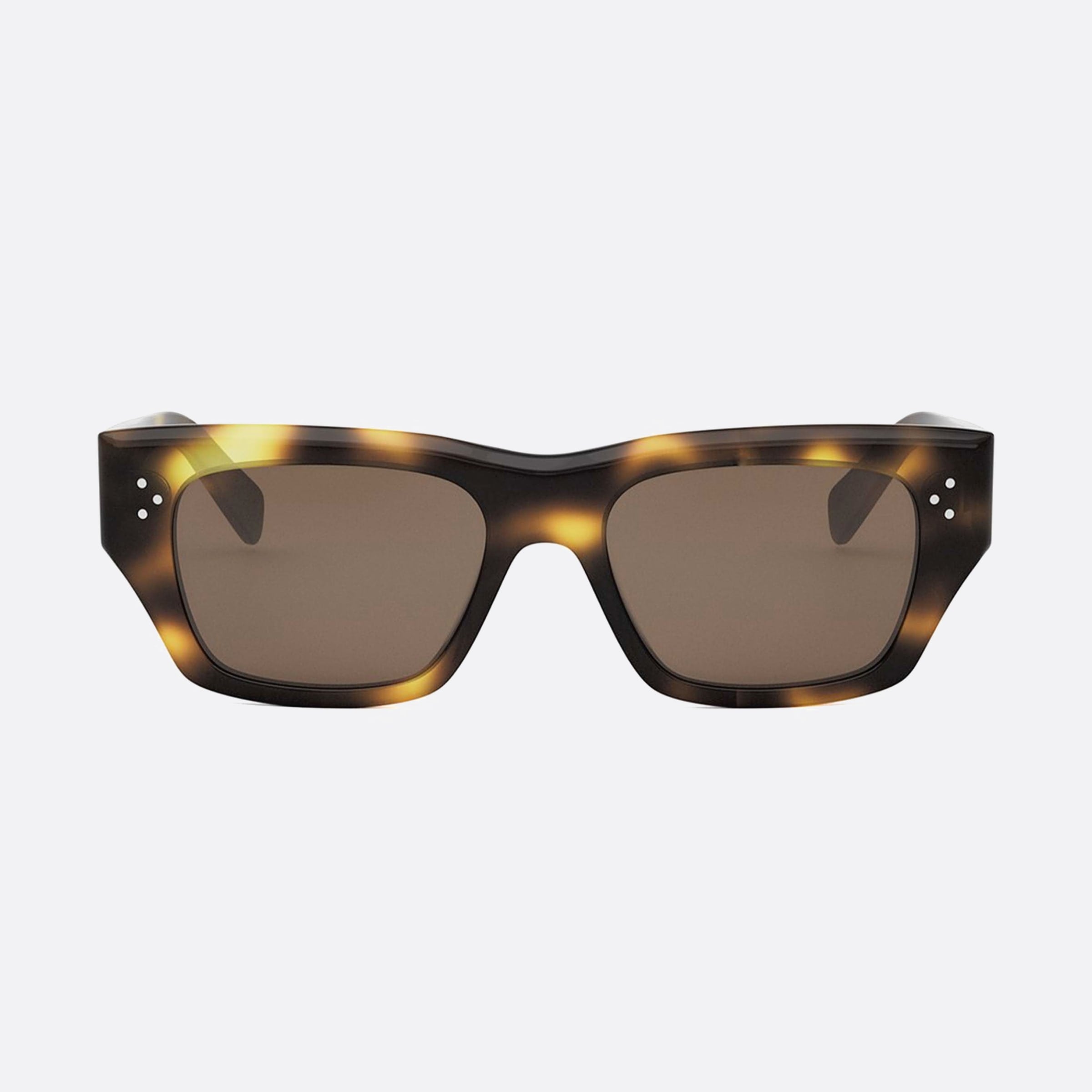 Celine 53mm Dots Cl40297u 53e Tortoise Polarized Men Sunglasses - Side View