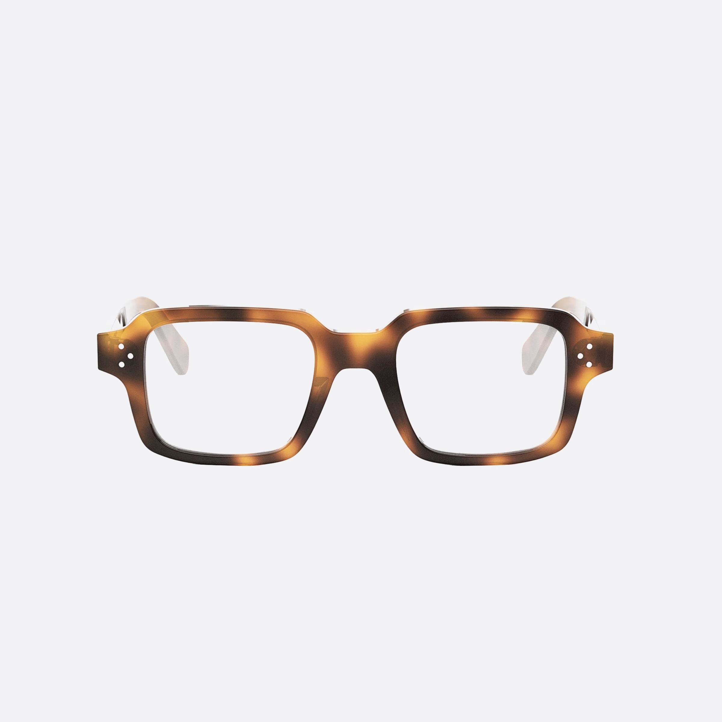 Celine 49mm Dots Cl50144u Tortoise Men Eyeglasses - Side View