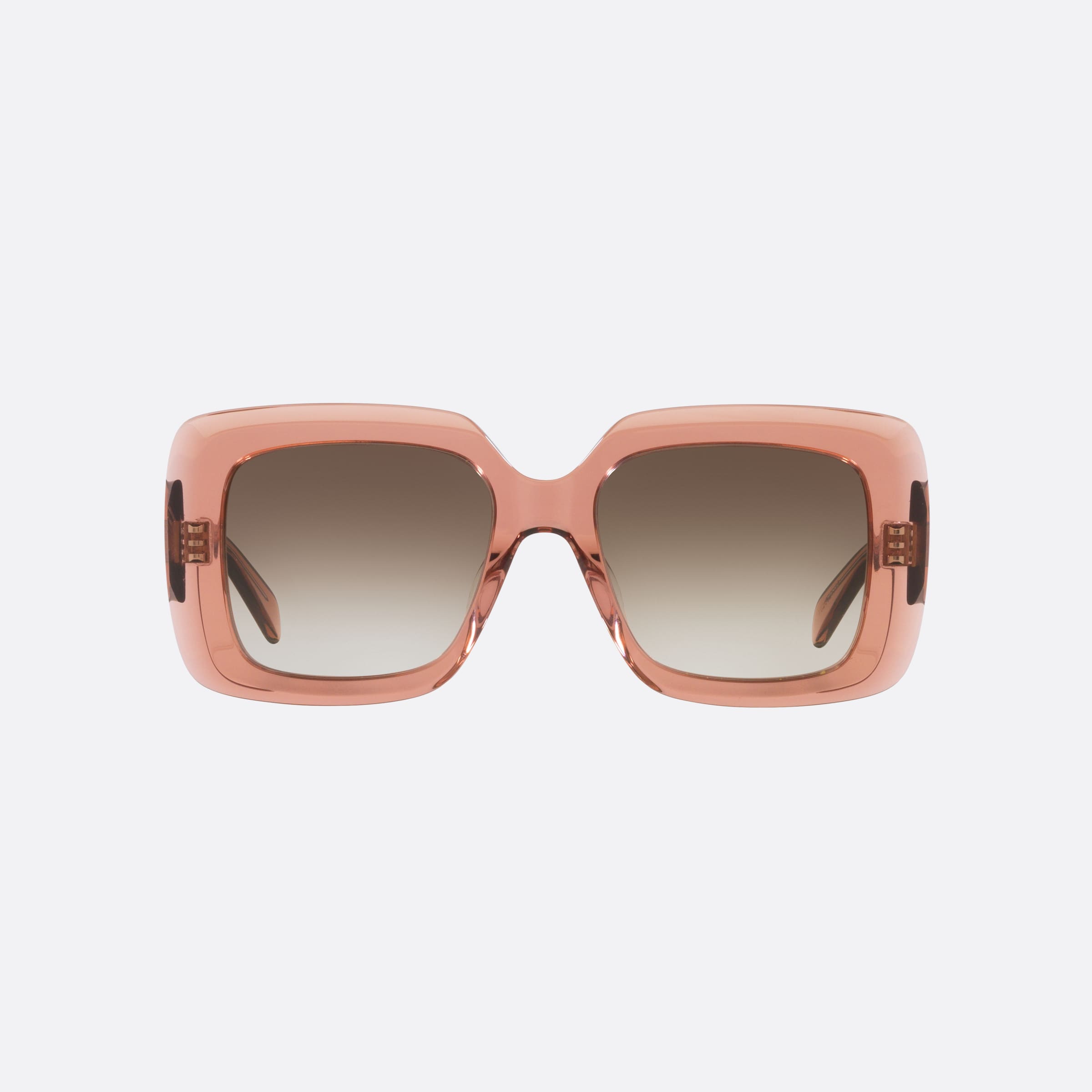 Celine 54mm Bold Dots Cl40263i Pink Square Women Sunglasses - Side View