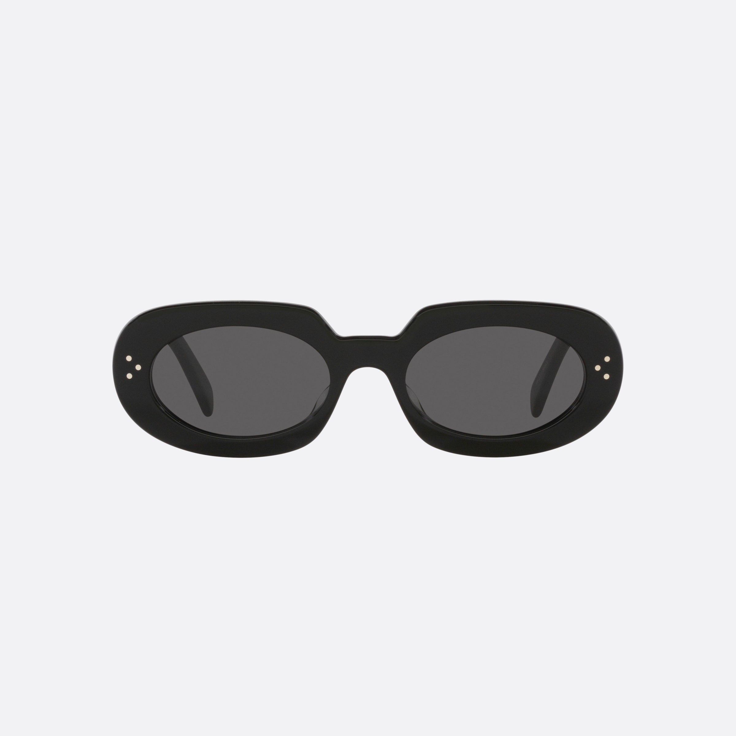 Celine 54mm Bold Dots Cl40276u 01a Black Irregular Women Sunglasses - Side View