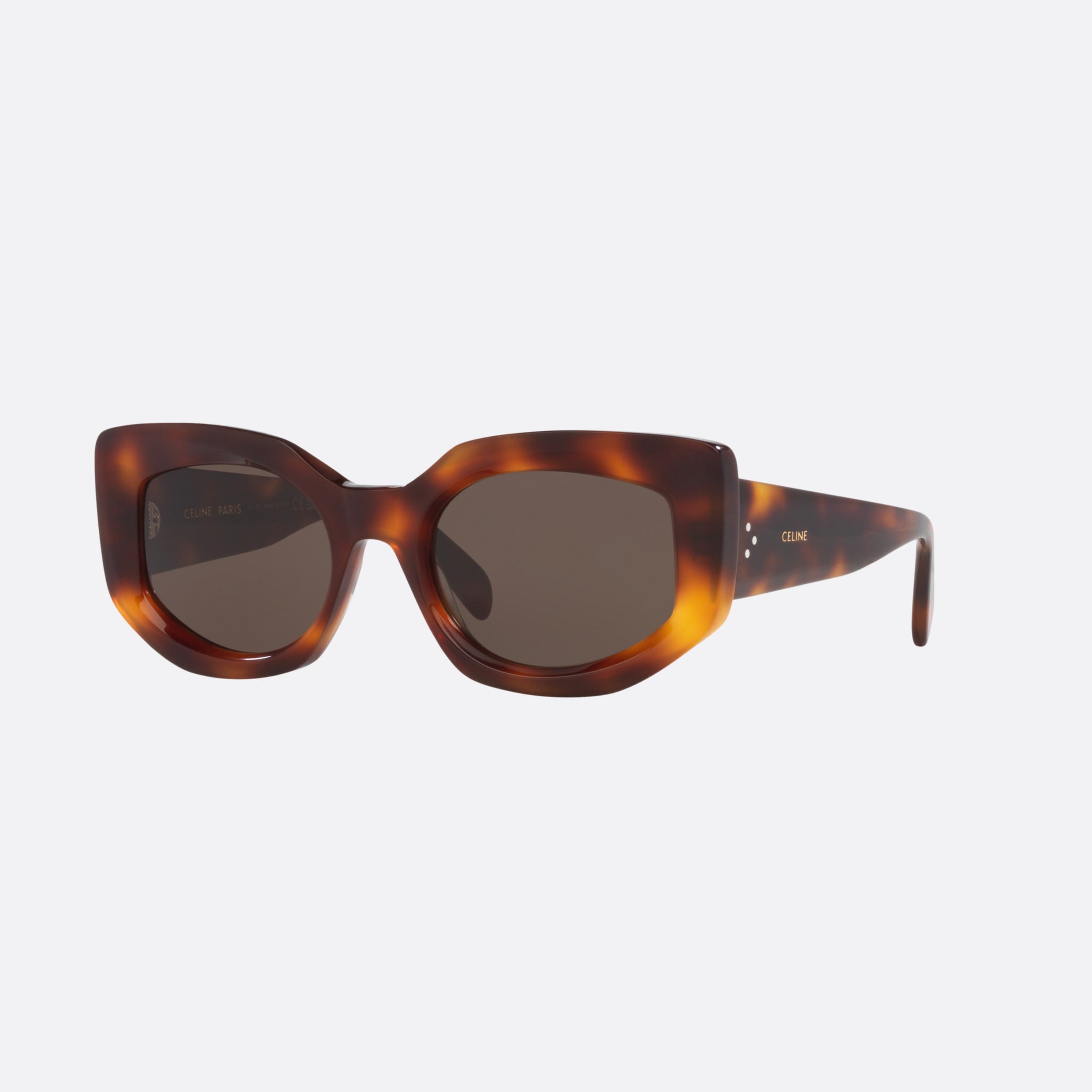 Celine 53mm Bold Dots Cl40277i Tortoise Butterfly Women Sunglasses - Main View