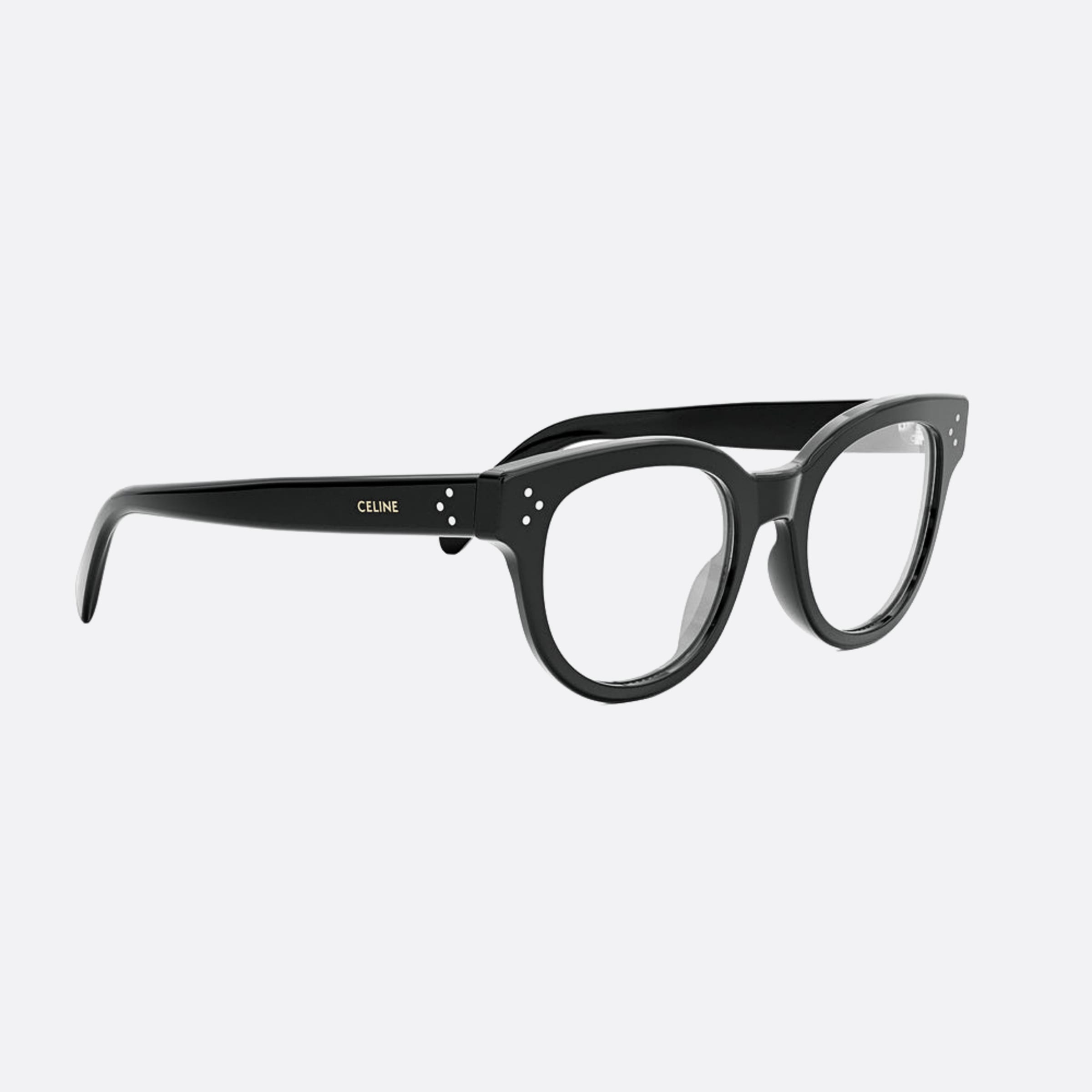 Celine 53mm Celine Dots Black Pantos Women Eyeglasses - Additional Angle