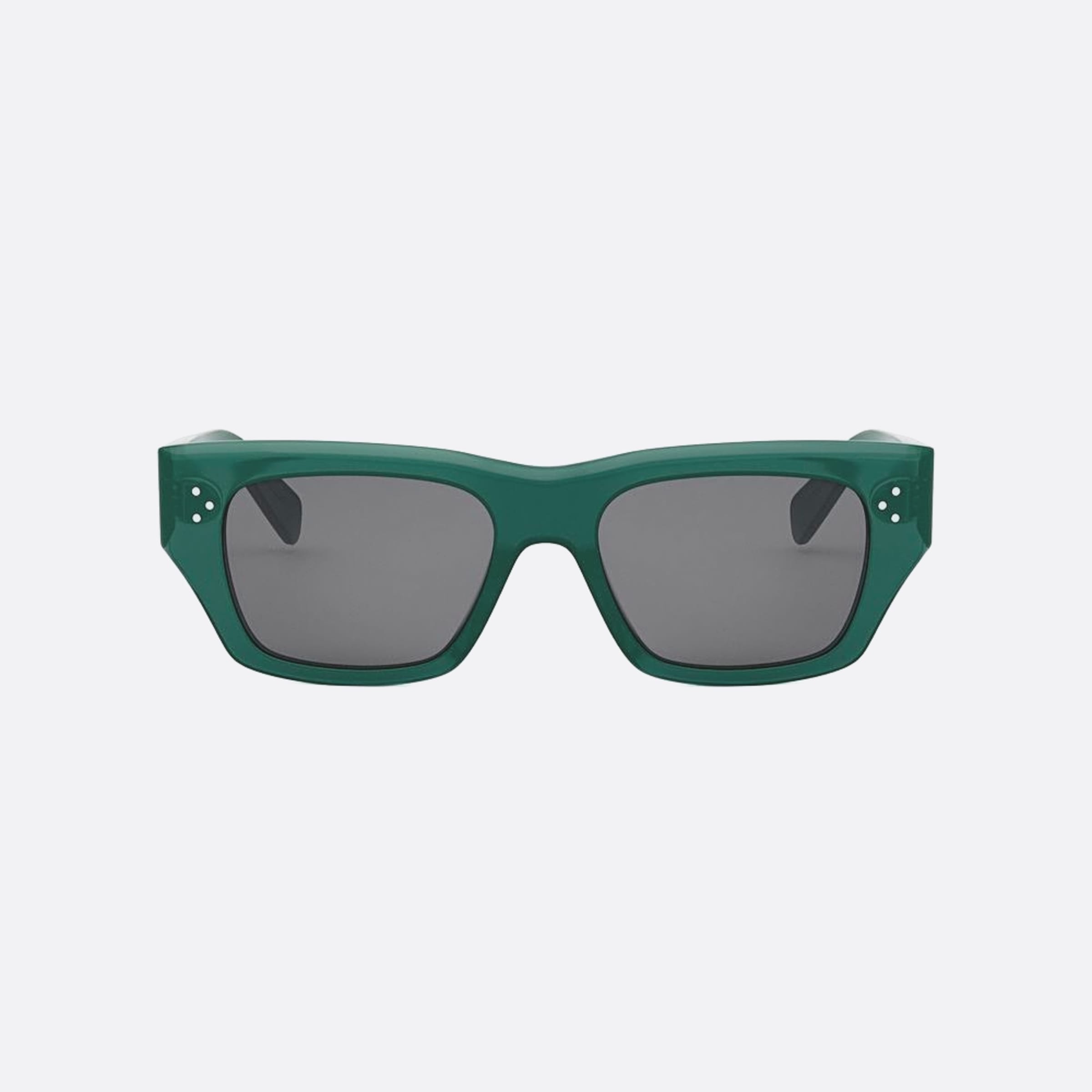 Celine 53mm Celine Dots 96a Green Geometric Men Sunglasses - Main View