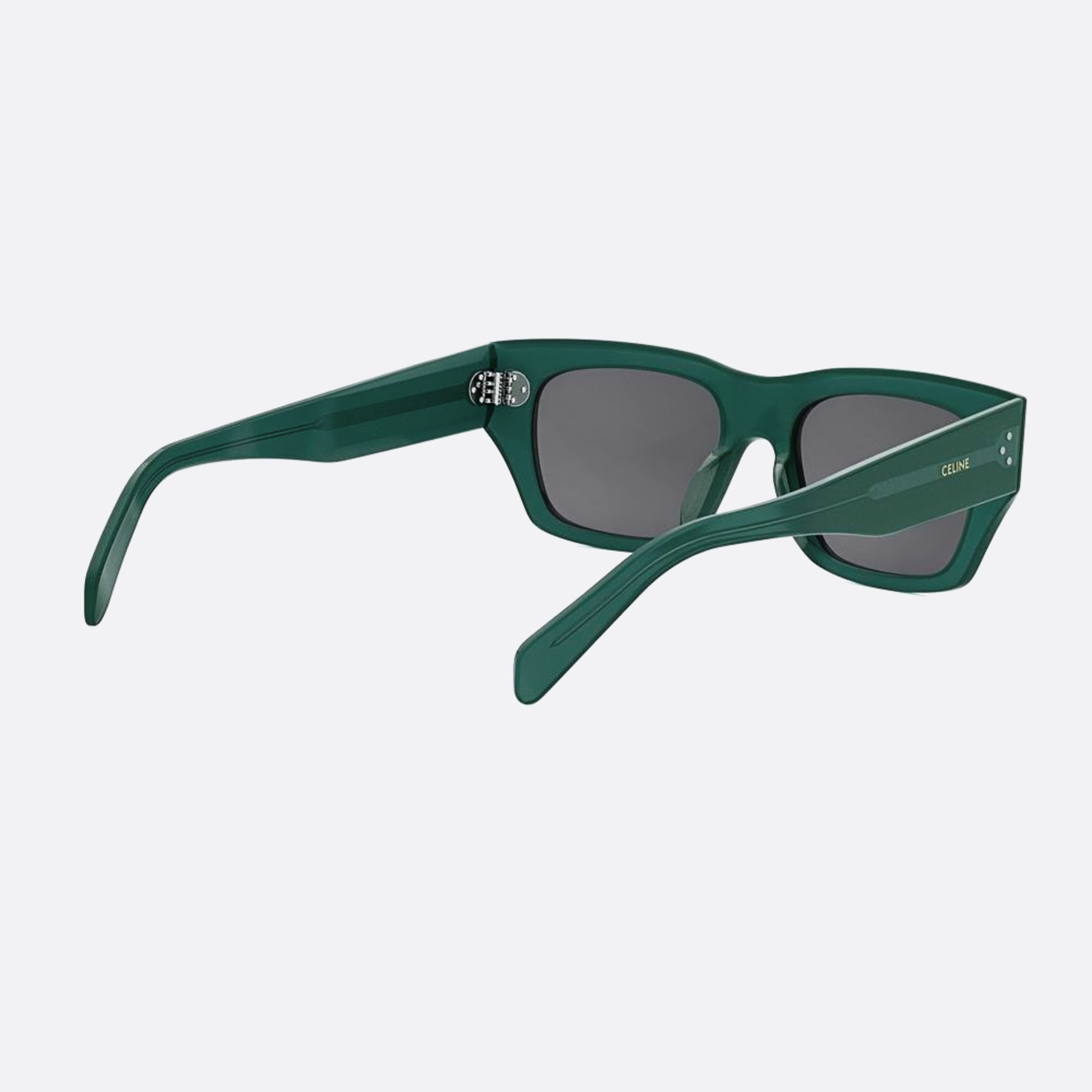 Celine 53mm Celine Dots 96a Green Geometric Men Sunglasses - Additional Angle