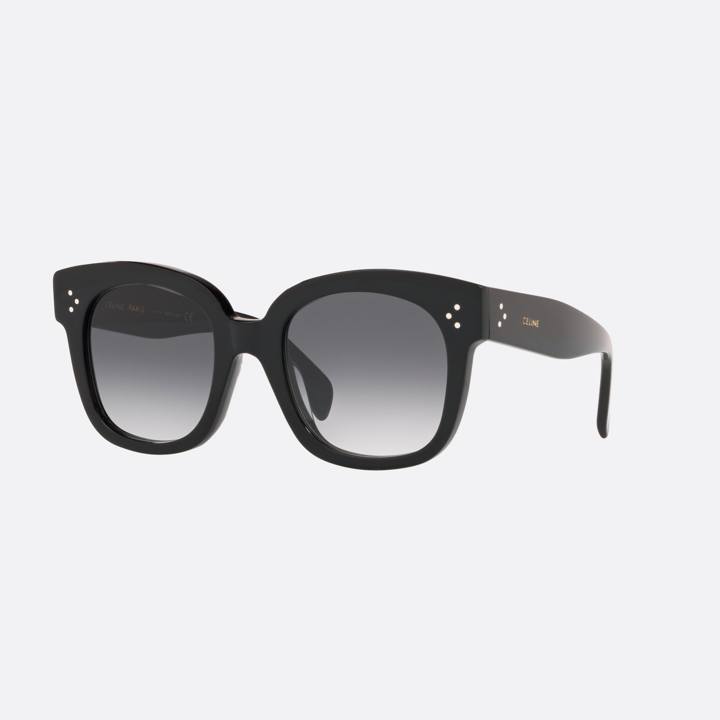 Celine 54mm Cl4002un Black Rectangular Women Sunglasses - Main View
