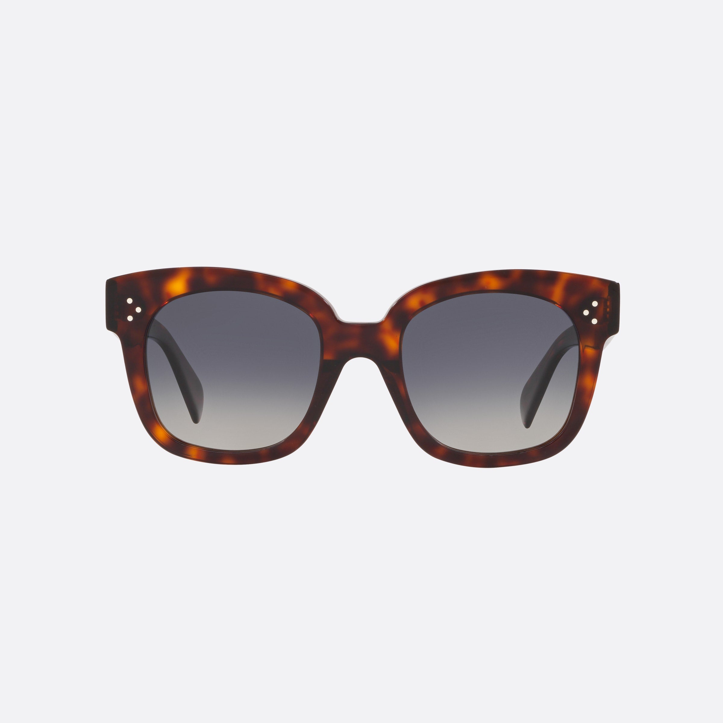 Celine 54mm Cl4002un Tortoise Rectangle Polarized Women Sunglasses - Side View