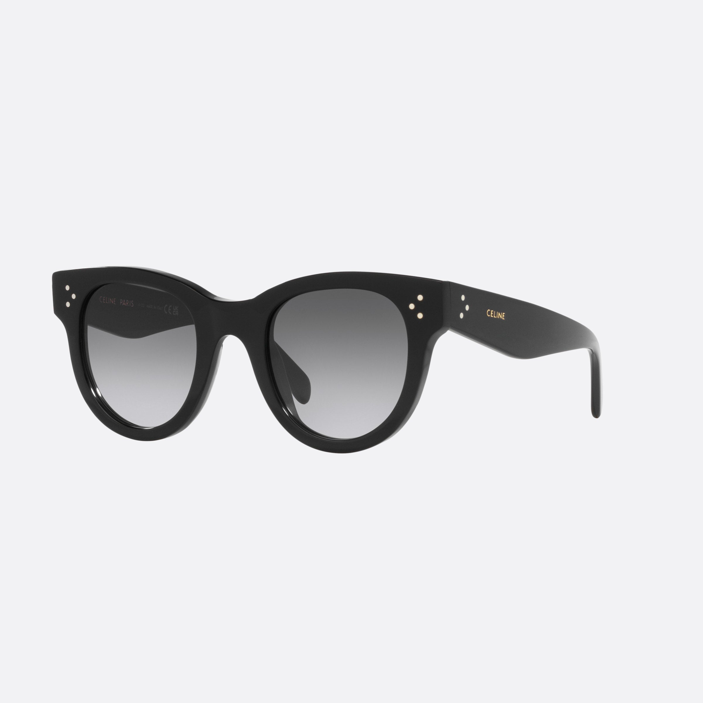 Celine 48mm Cl4003in 01b Black Rectangle Women Sunglasses - Main View