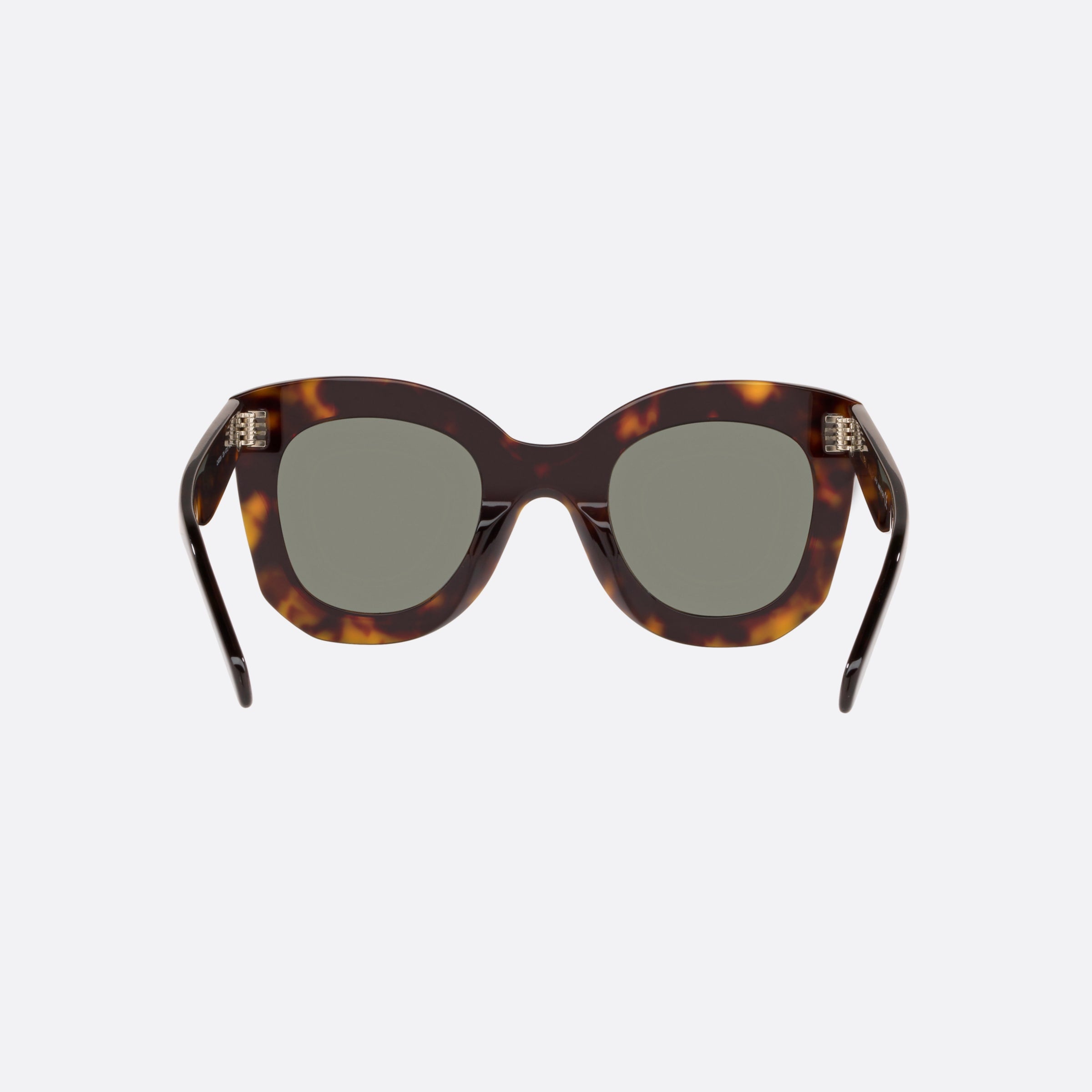 Celine 47mm Cl4005in 52n Havana Rectangular Women Sunglasses - Side View