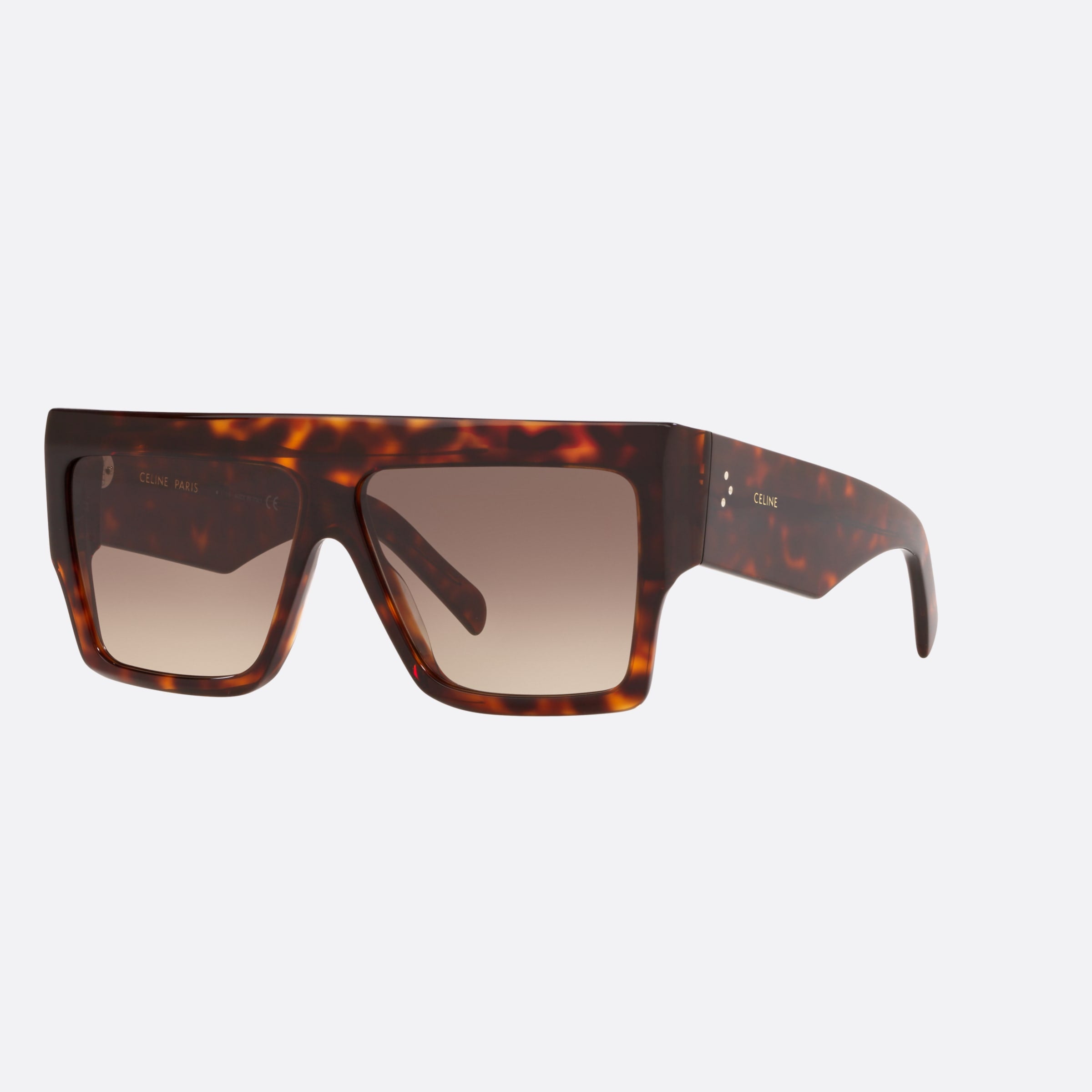 Celine 60mm Cl40092i Tortoiseshell Irregular Women Sunglasses - Main View