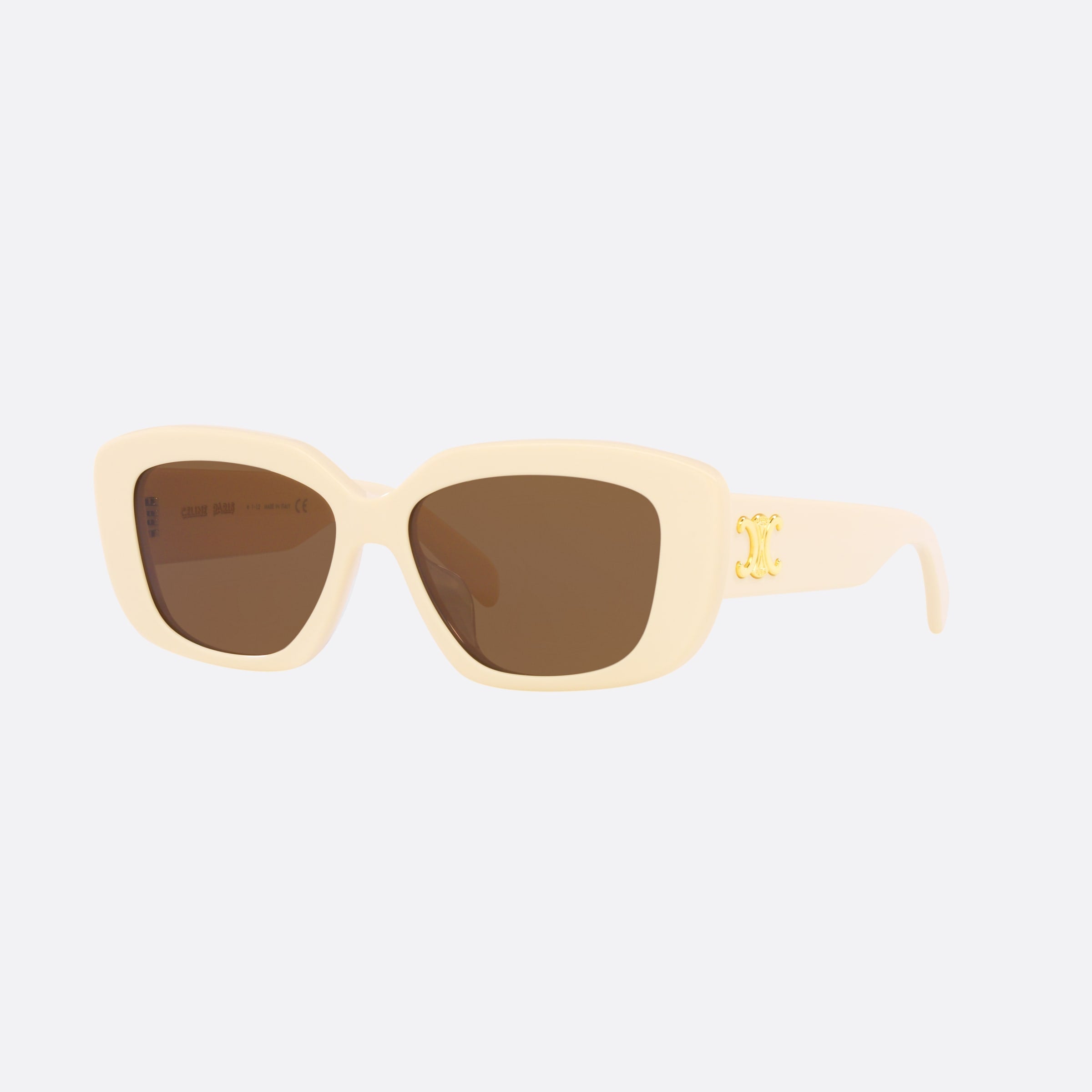 Celine 55mm Cl40216u Beige Irregular Women Sunglasses - Main View